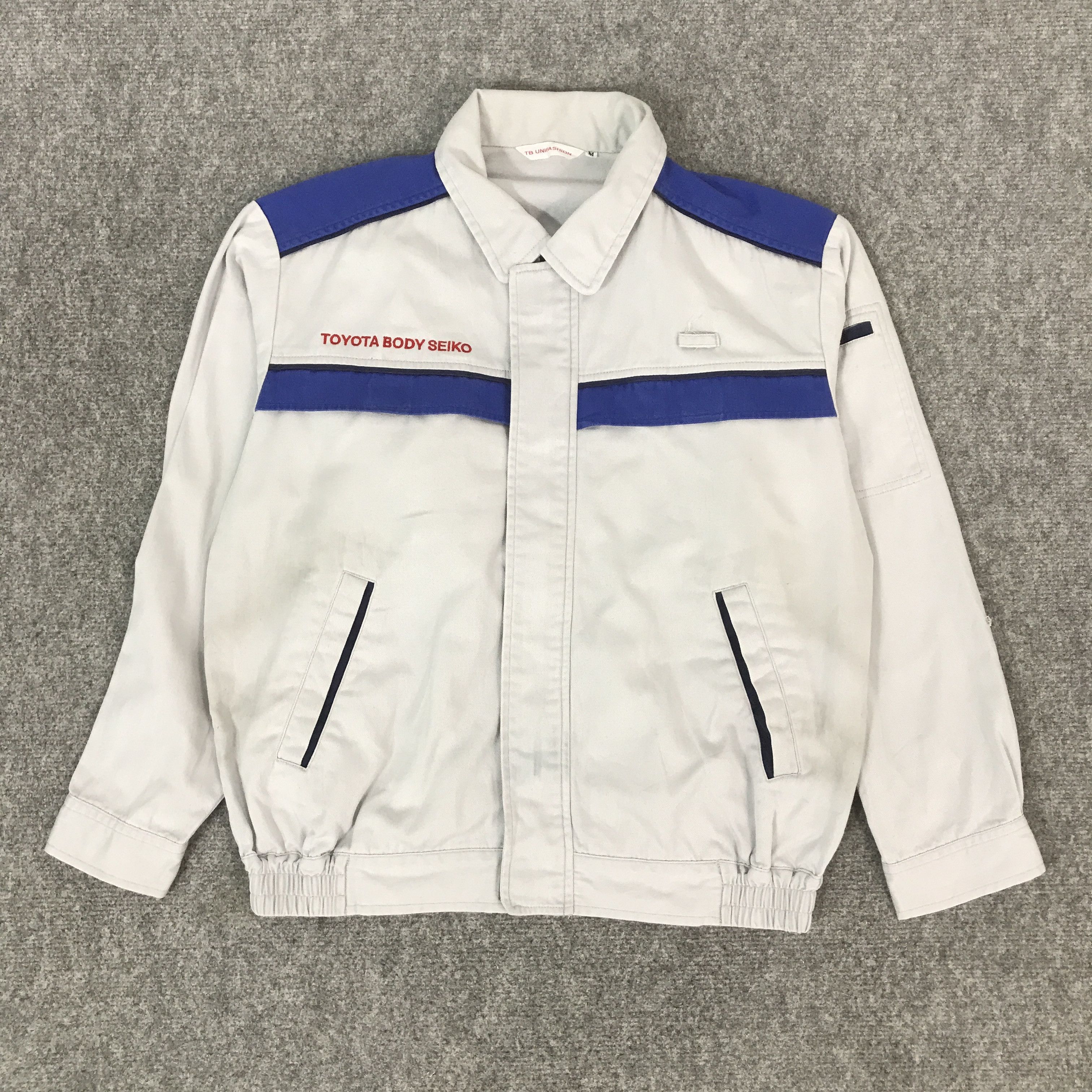 Japanese Brand TOYOTA RACING MOTORSPORT UNIFORM WORK CUSTOM JACKET K66B16 Size US L / EU 52-54 / 3 - 1 Thumbnail