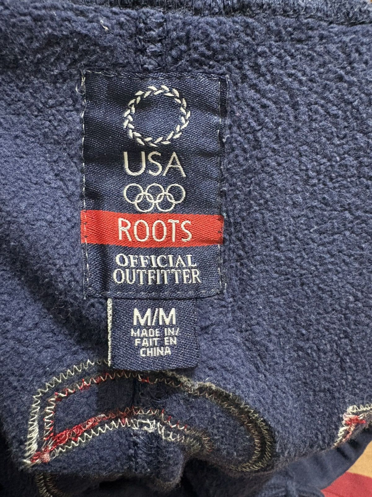 Roots Vintage Y2K Roots Team USA Olympic Sweatpants NavyBlue SizeM Size US 31 - 7 Thumbnail