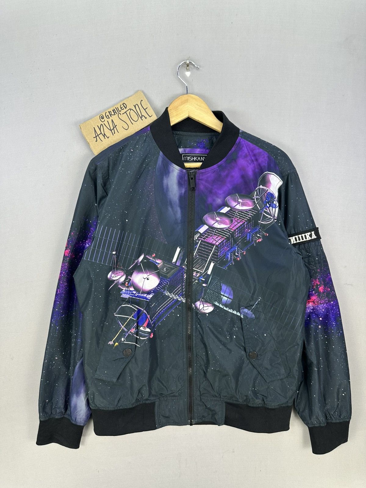 Mishka Mishka NYC Fullprint Backhit Bomber Jacket Size US L / EU 52-54 / 3 - 1 Thumbnail