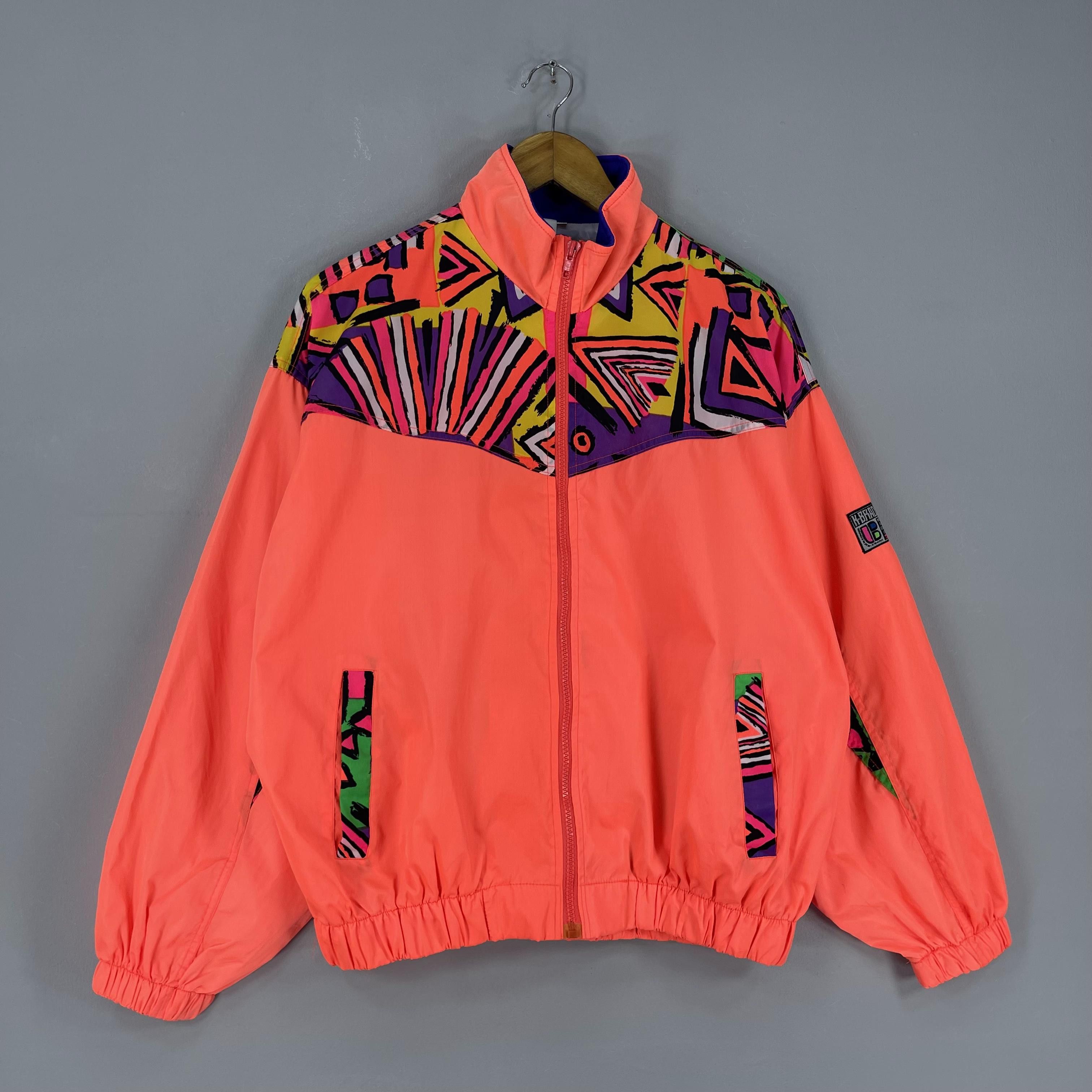 Vintage Vintage K-BRADSHAW Abstract Pattern Windbreaker Jacket Size US M / EU 48-50 / 2 - 4 Thumbnail
