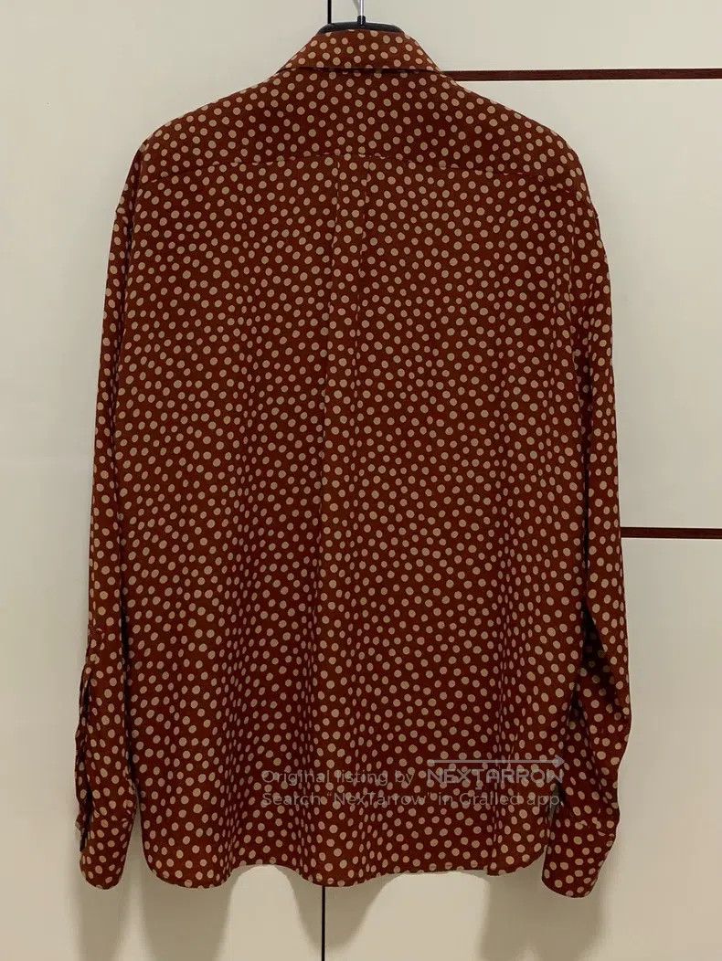 Other Saint Laurent Paris size 42 Orange Red Silk Polka Dot Shir Size US XL / EU 56 / 4 - 2 Thumbnail