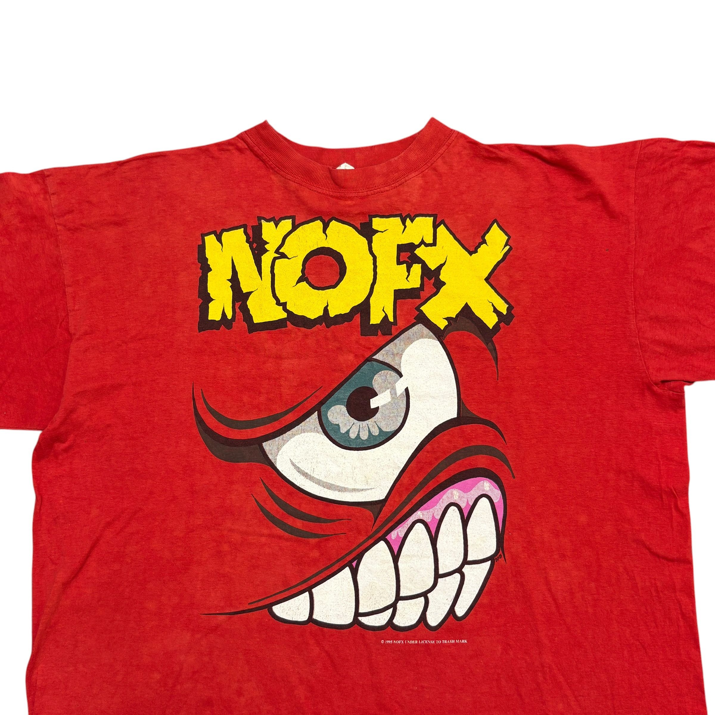 Band Tees Vintage Nofx Shirt 1995 Tour Concert Punk Rock Band Tee Size US XL / EU 56 / 4 - 3 Thumbnail