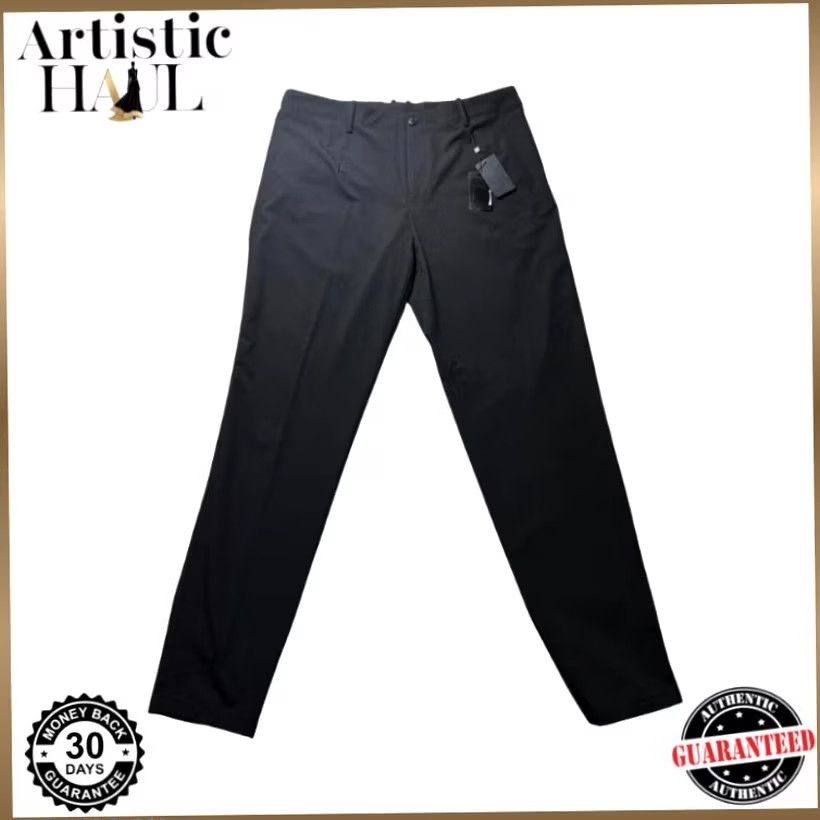 Emporio Armani Emporio Armani Men’s Black Tailored Dress Pants 54 Premium Size US 38 / EU 54 - 2 Thumbnail