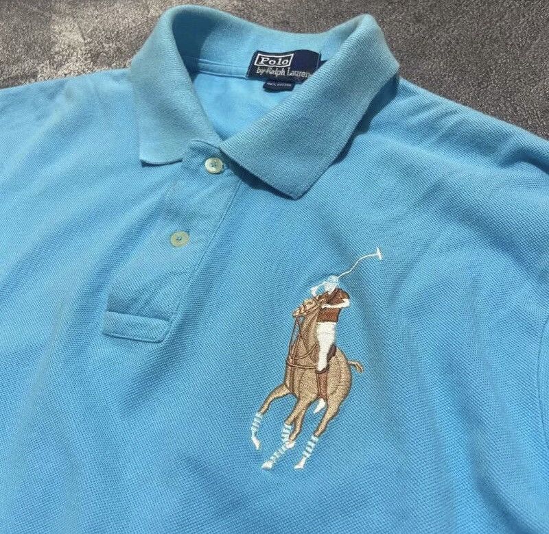 Polo Ralph Lauren × Vintage Vintage Y2K Polo Ralph Lauren Rugby Shirt Longsleeve Size US L / EU 52-54 / 3 - 2 Thumbnail