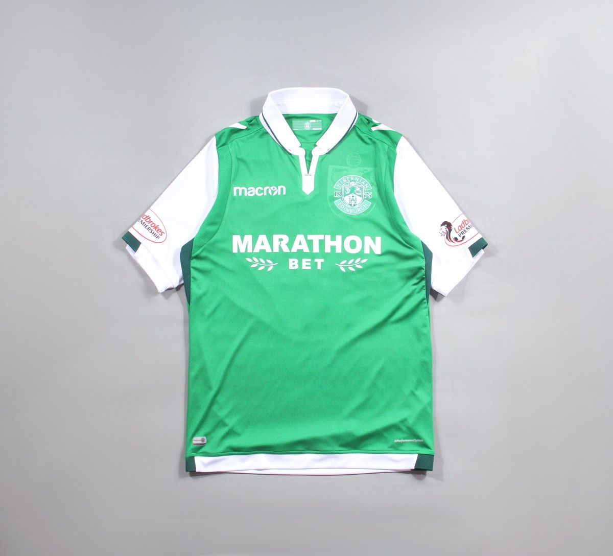 Macron Hibernian Edinburgh Macron Soccer Football Jersey Shirt M Size US M / EU 48-50 / 2 - 1 Thumbnail