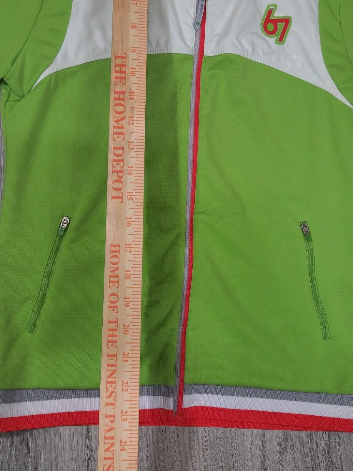 Other SGF Womens Green Short Sleeve Zip Mock Neck UPF 50 Golf #12 Size ONE SIZE - 2 Thumbnail