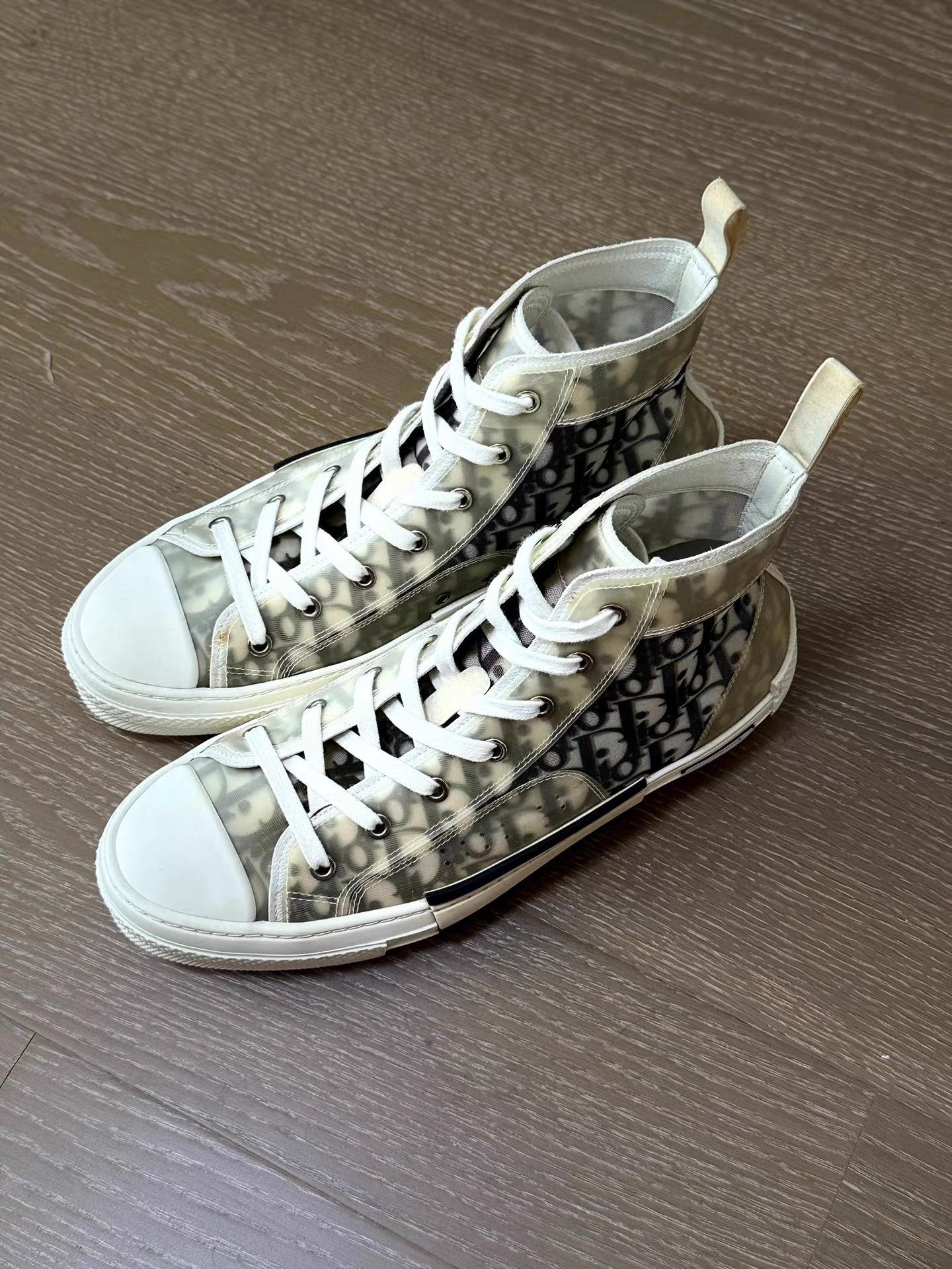 Dior Dior B23 High-Top Canvas Sneakers Ｑ20 Size US 8.5 / EU 41-42 - 1 Thumbnail