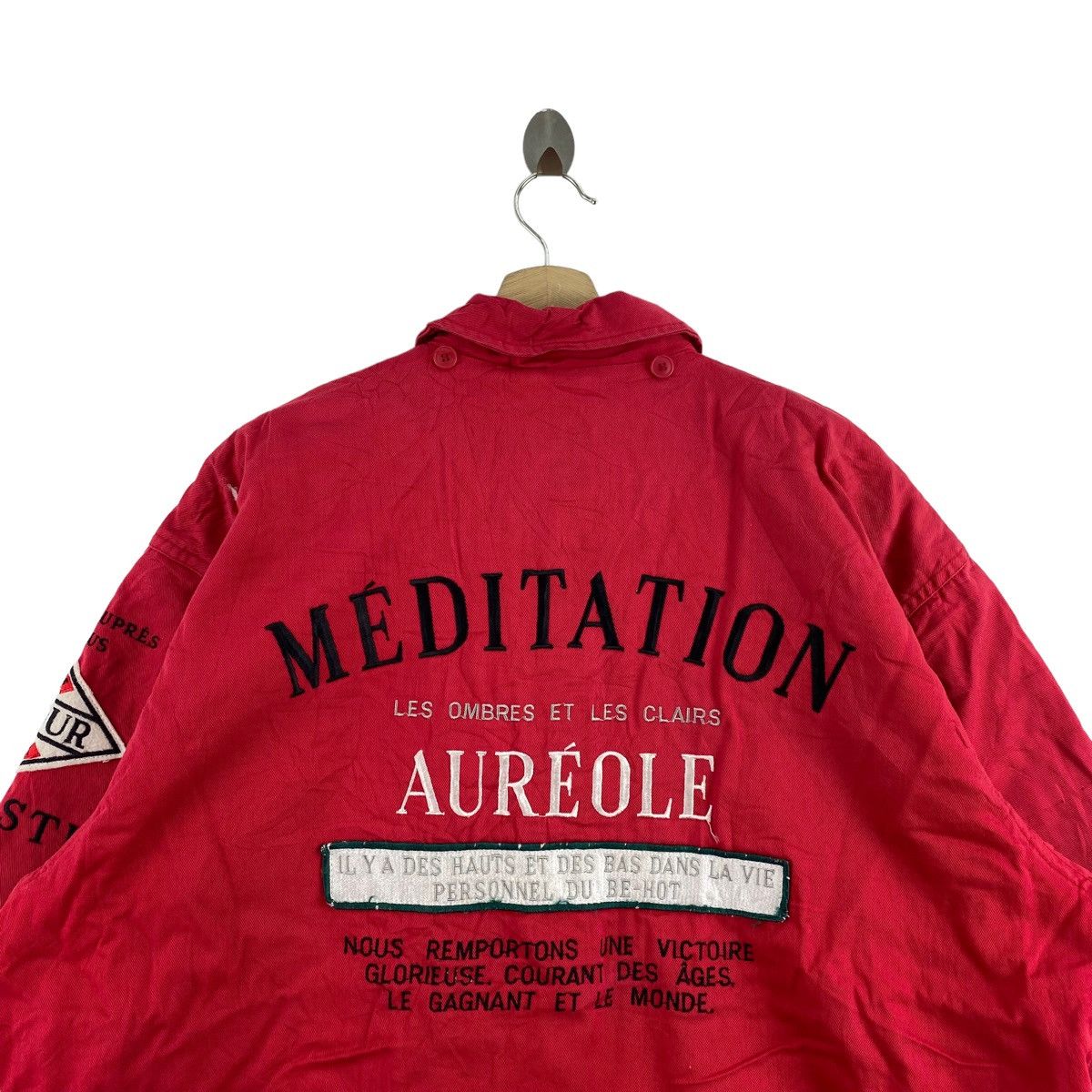 Other MEDITATION AUREOLE Embroidered Logo Red Windbreaker Coach Size US XXL / EU 58 / 5 - 4 Thumbnail