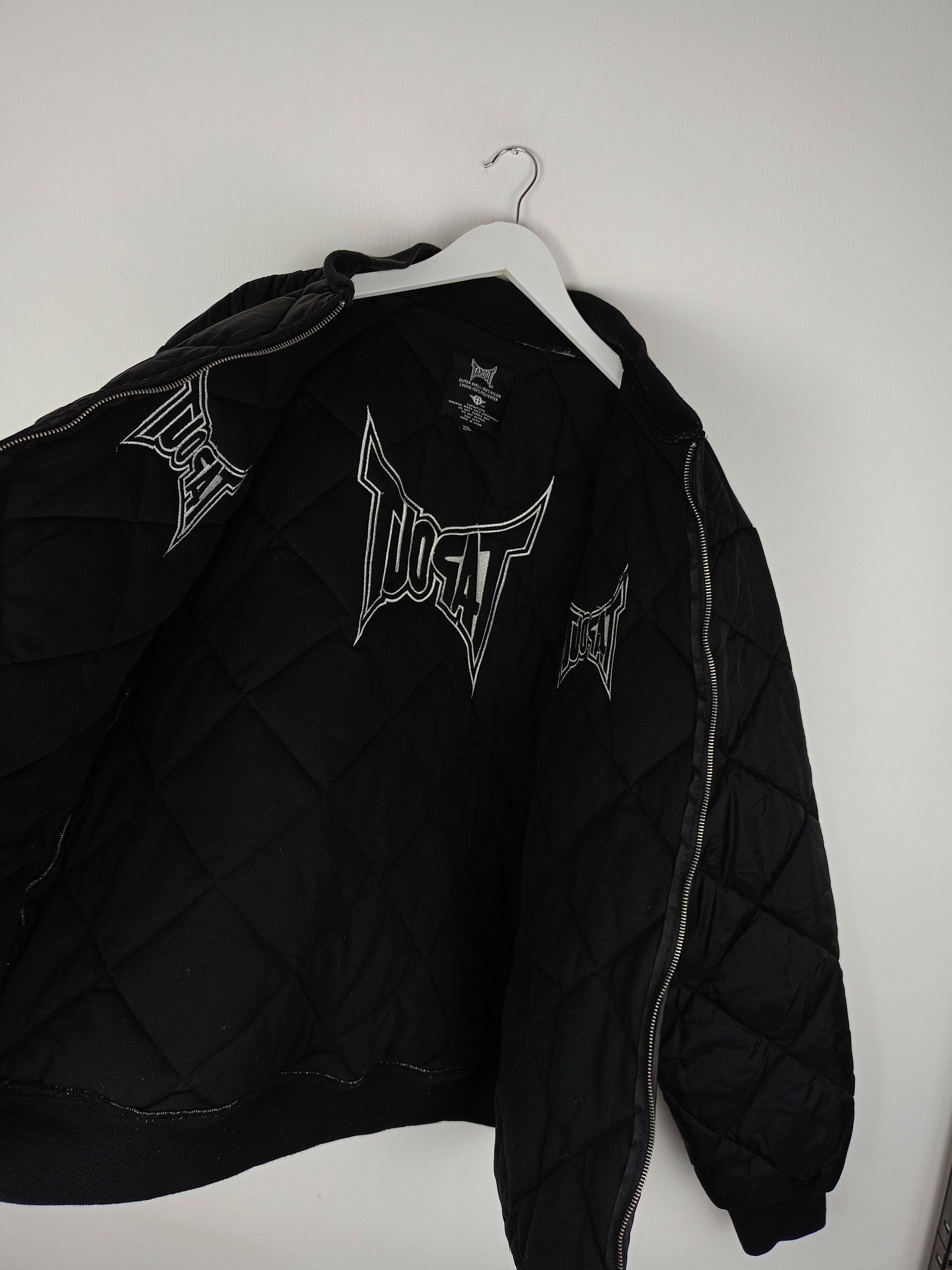 City Streets 🔥 Tapout Black Jacket XXL Quilted Bombers Streetwear 🔥 Size US XXL / EU 58 / 5 - 3 Thumbnail