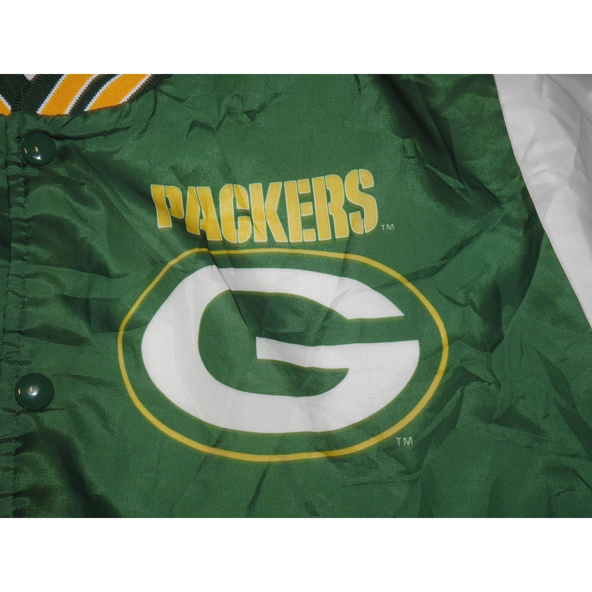 Chalk Line Vintage 90s Green Bay Packers Fanimation Chalkline Jacket YO Size US XL / EU 56 / 4 - 3 Thumbnail