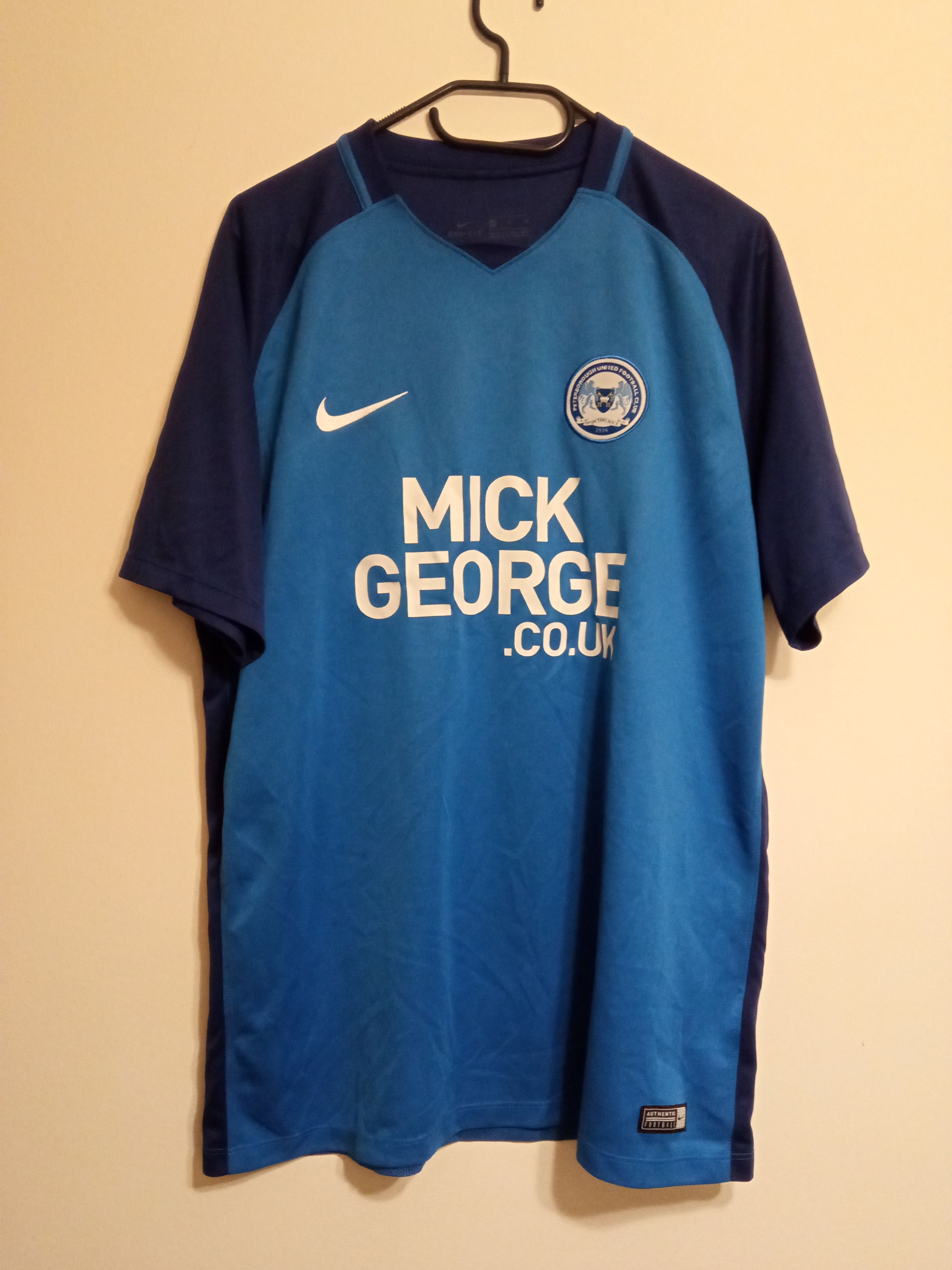 Nike × Vintage Peterborough United Home football shirt 2017 - 2018 Size US XL / EU 56 / 4 - 1 Thumbnail