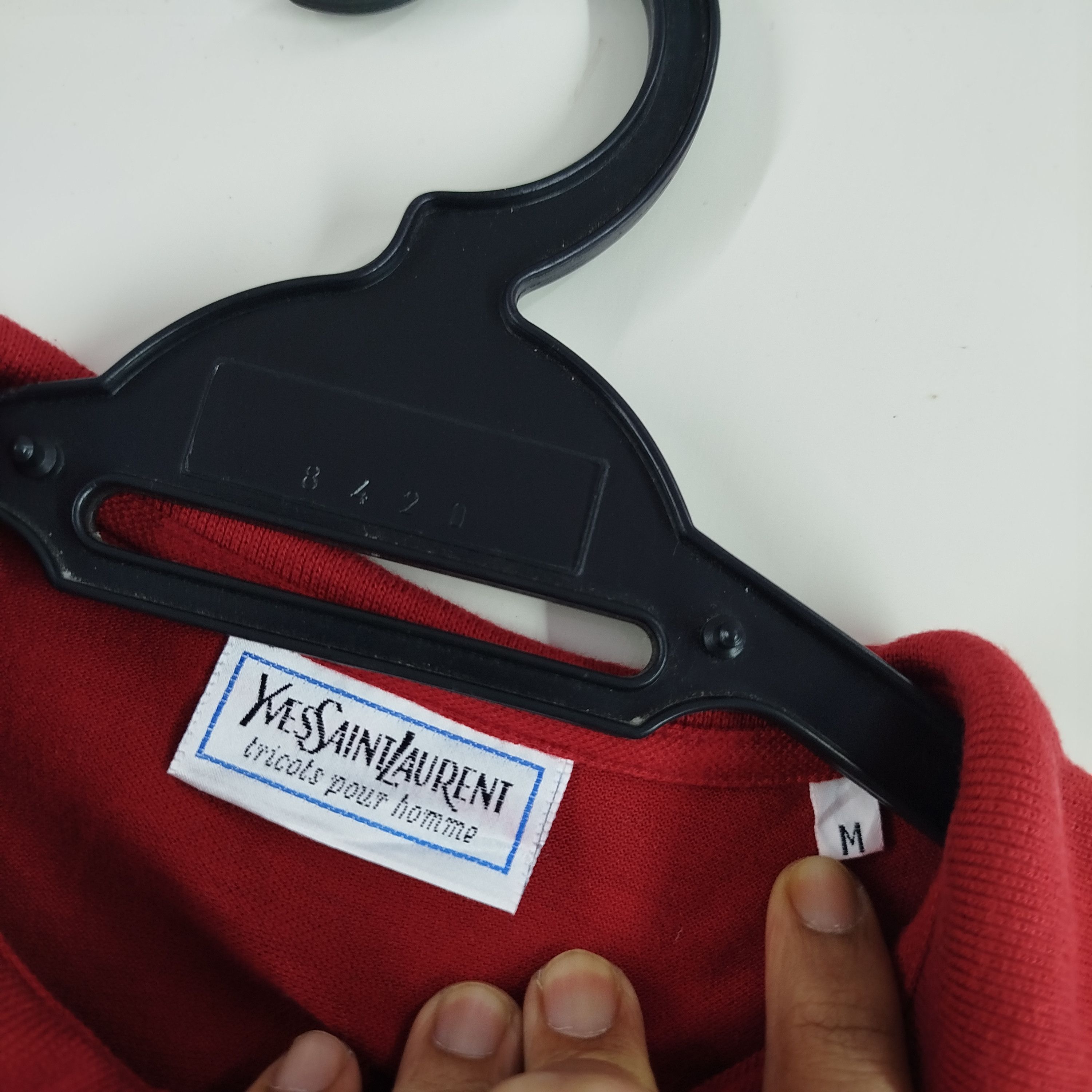 Yves Saint Laurent Yves Saint Laurent Made In Italy Embroidery Small Logo Size US M / EU 48-50 / 2 - 6 Thumbnail
