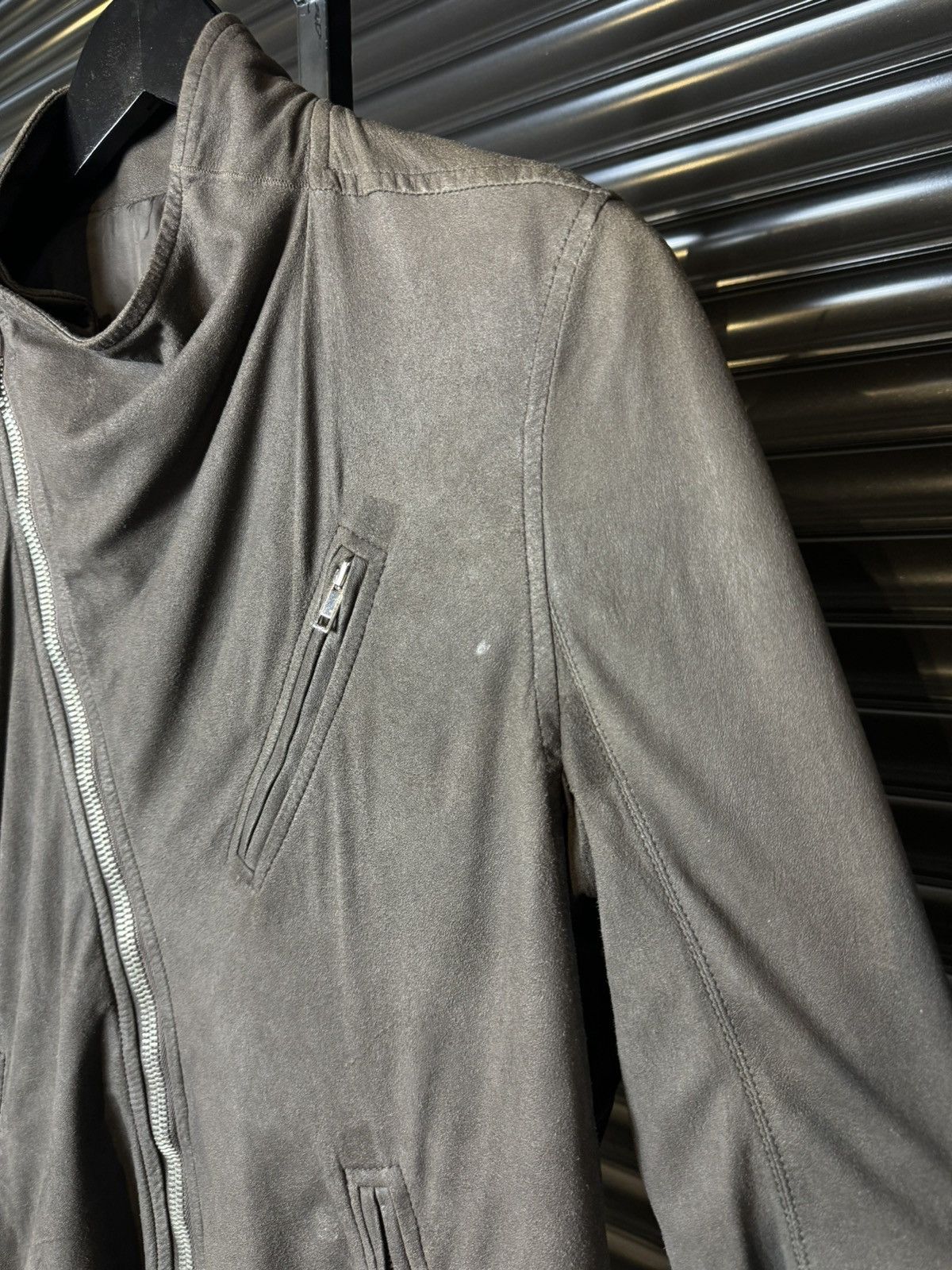 Rick Owens Rick Owens FW11 'ANTHEM' Brown Blistered Lamb Zipper Jacket Size US M / EU 48-50 / 2 - 3 Thumbnail