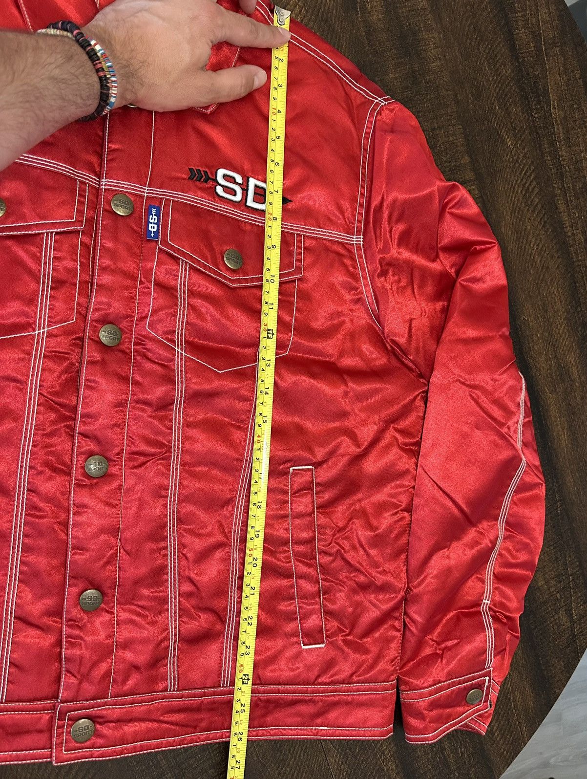 Other SD Sport Red Peppers Satin Men’s Jacket-Size Large Size US L / EU 52-54 / 3 - 6 Thumbnail