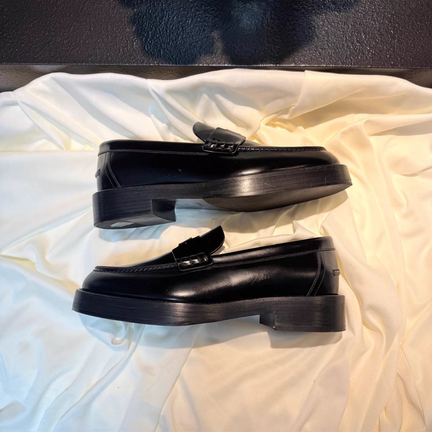 Hermes Hermes Black Platform Loafer 36 (99 New) Size US 5.5 / IT 35.5 - 5 Thumbnail