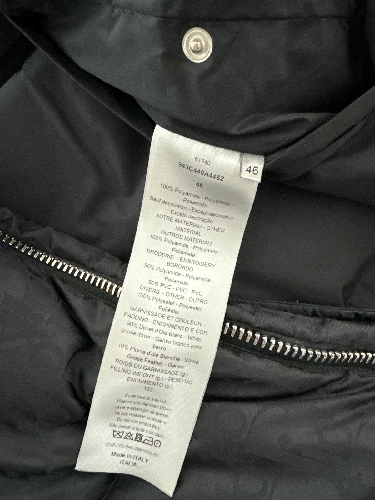 Dior Dior Oblique Puffer Jacket Size US S / EU 44-46 / 1 - 4 Thumbnail