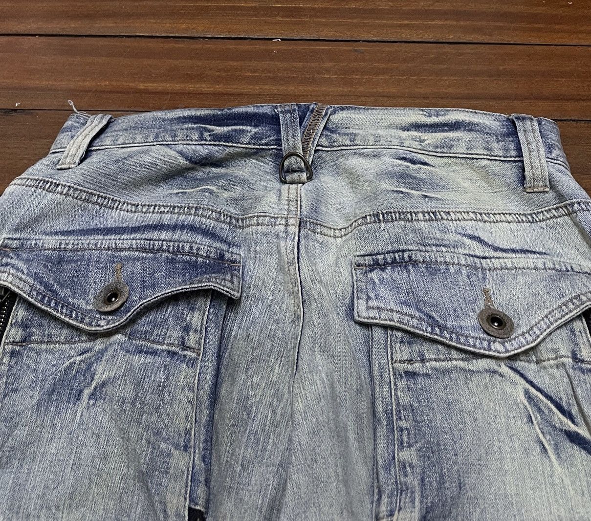 If Six Was Nine Very Rare Vintage Japanese Brand PPFM Curve Jeans 1990s Size US 31 - 4 Thumbnail