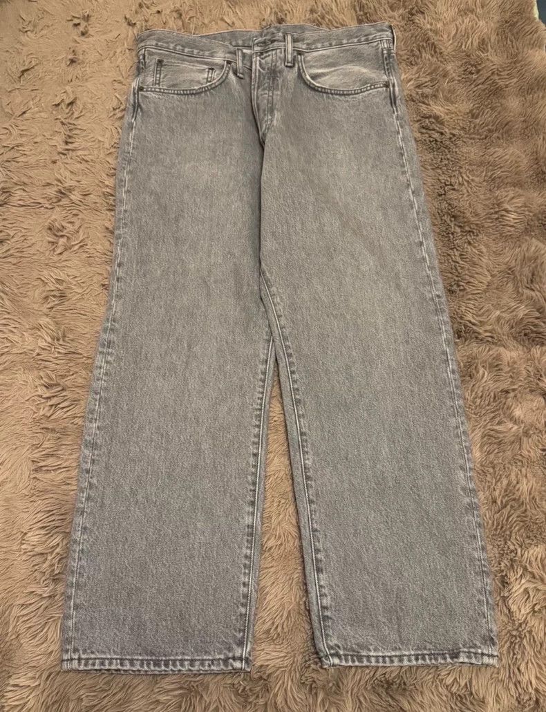 Acne Studios Acne studios Gray wide-leg jeans 2502-Nextarrow Size US 31 - 1 Thumbnail