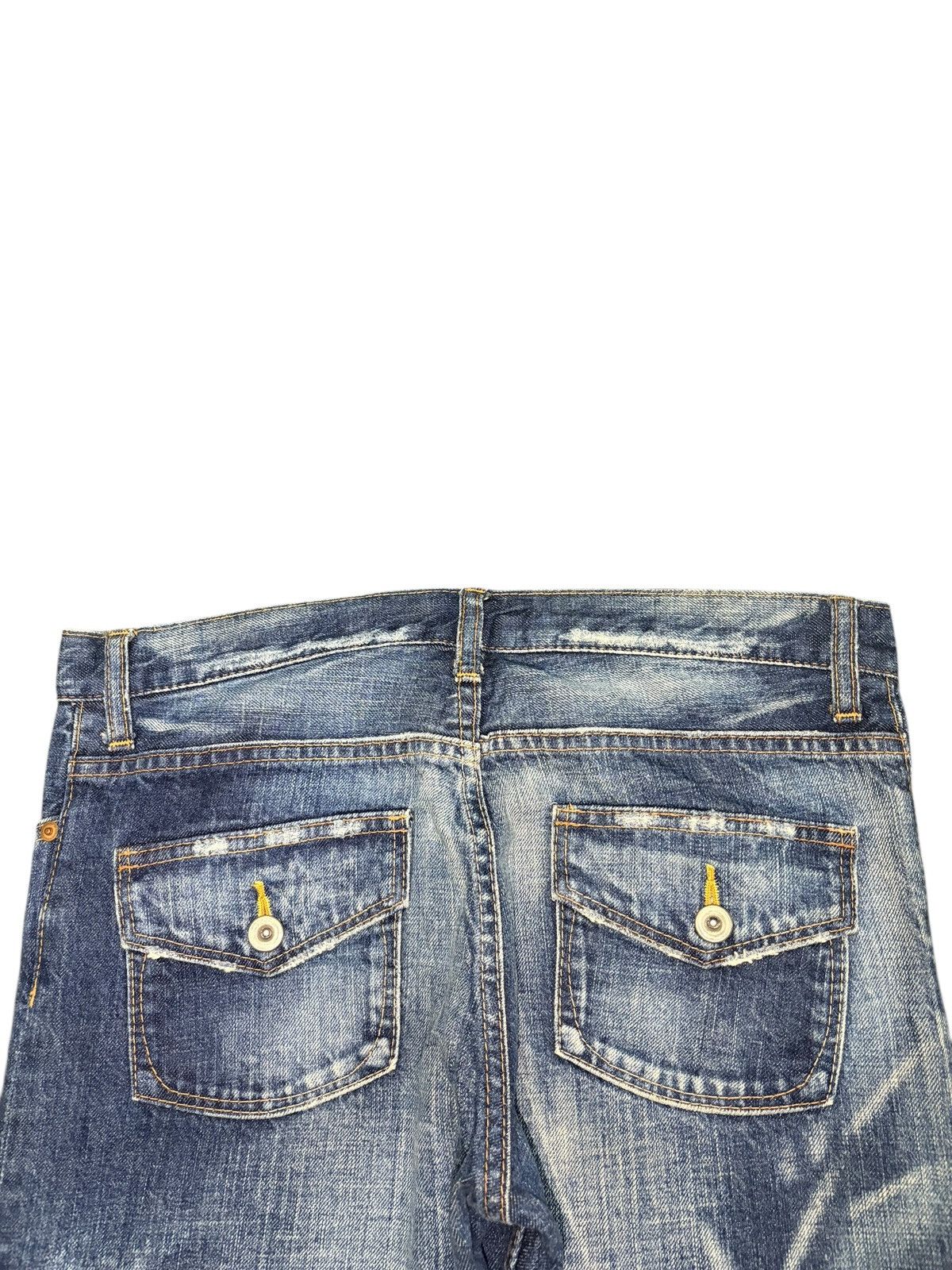 Ksubi Vintage Japanese Rna Bleached Patches Distressed Jeans Size 31" - 4 Thumbnail