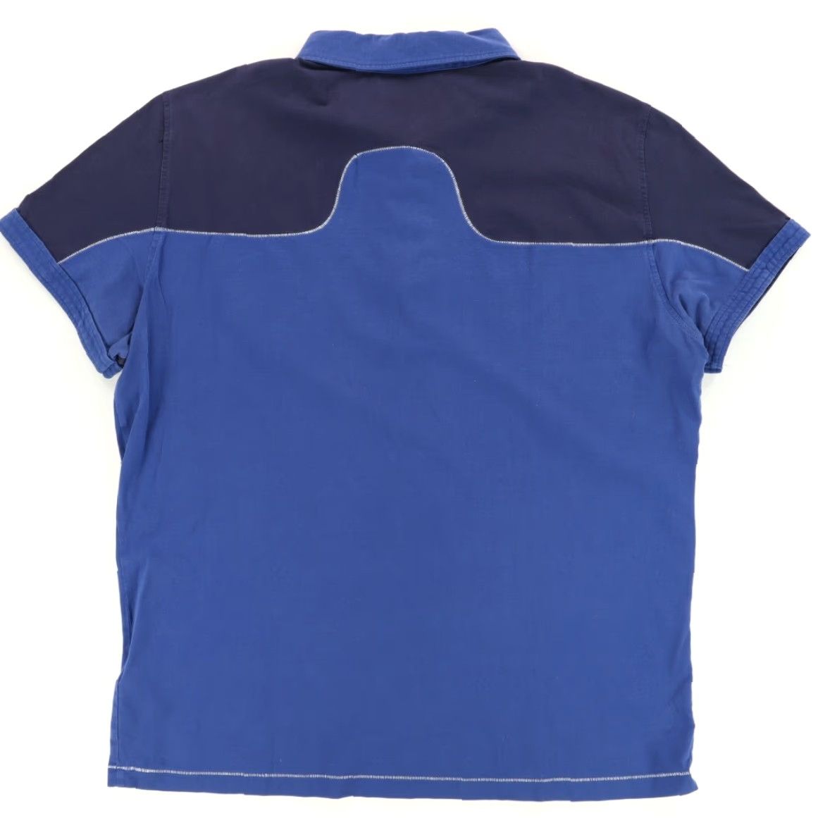 J.Lindeberg J. Lindeberg Prisco Slim Lux Bridge Colorblock Polo Shirt Blue XL Mens Shirt Colorblock Slim Lux Bridge Polo Shirt J. Lindeberg Men XL Blue Size US XL / EU 56 / 4 - 4 Thumbnail