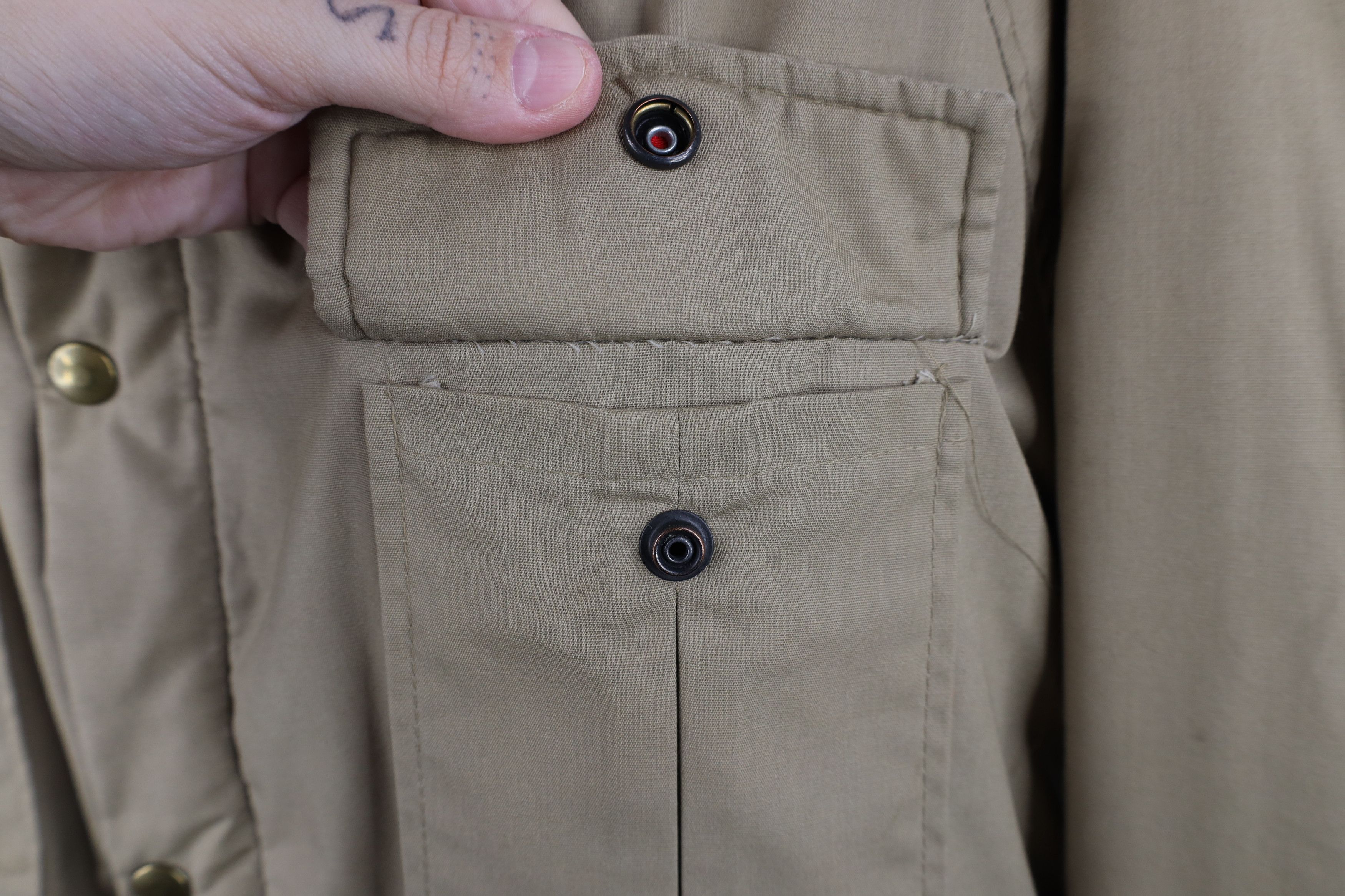 Vintage Vintage 70s Streetwear Hooded Full Zip Parka Jacket USA Size US L / EU 52-54 / 3 - 4 Thumbnail