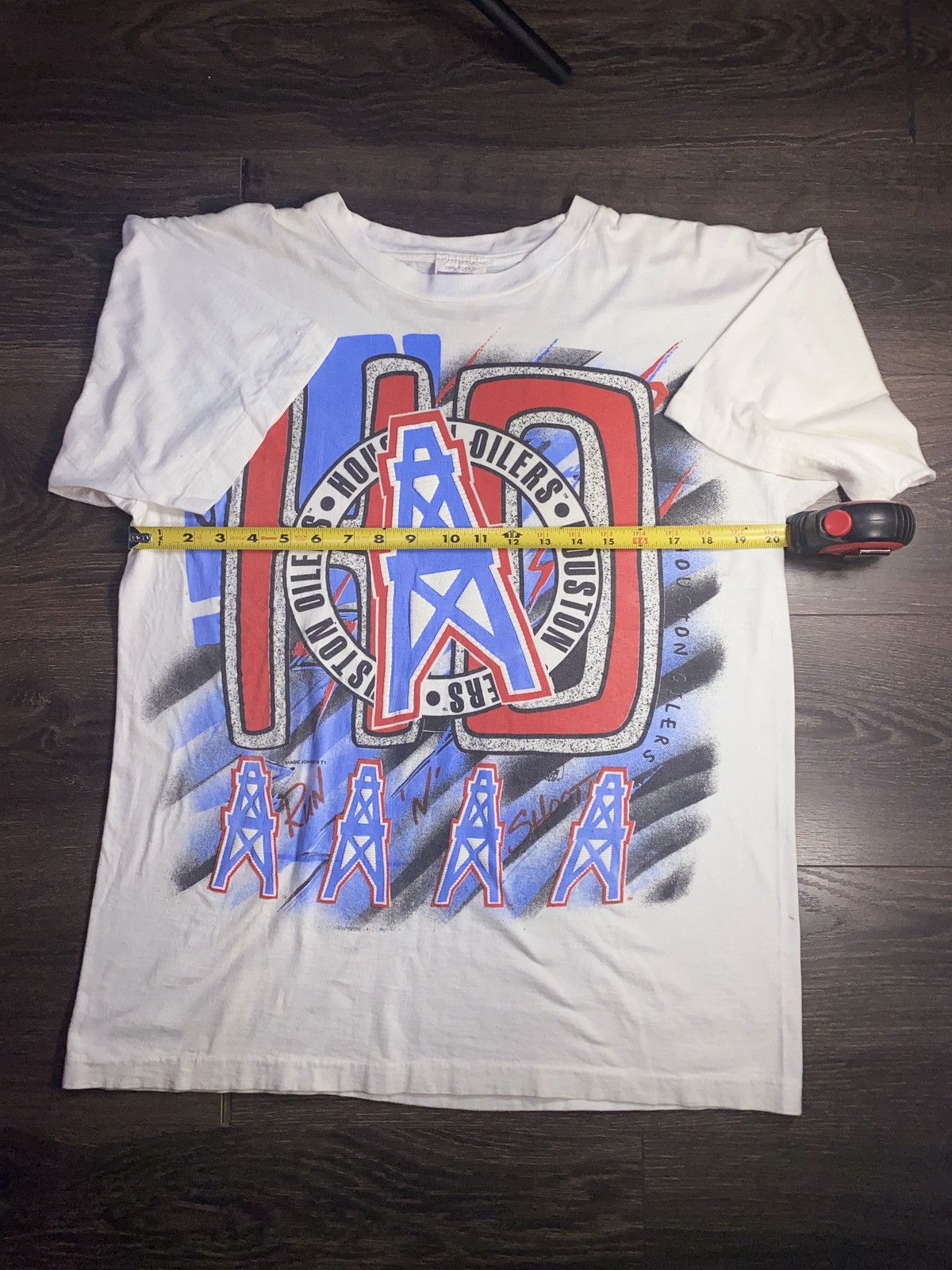 NBA 1990 RARE OILERS WARREN MOON RUN & SHOOT MAGIC JOHNSON SHIRT Size US M / EU 48-50 / 2 - 3 Thumbnail