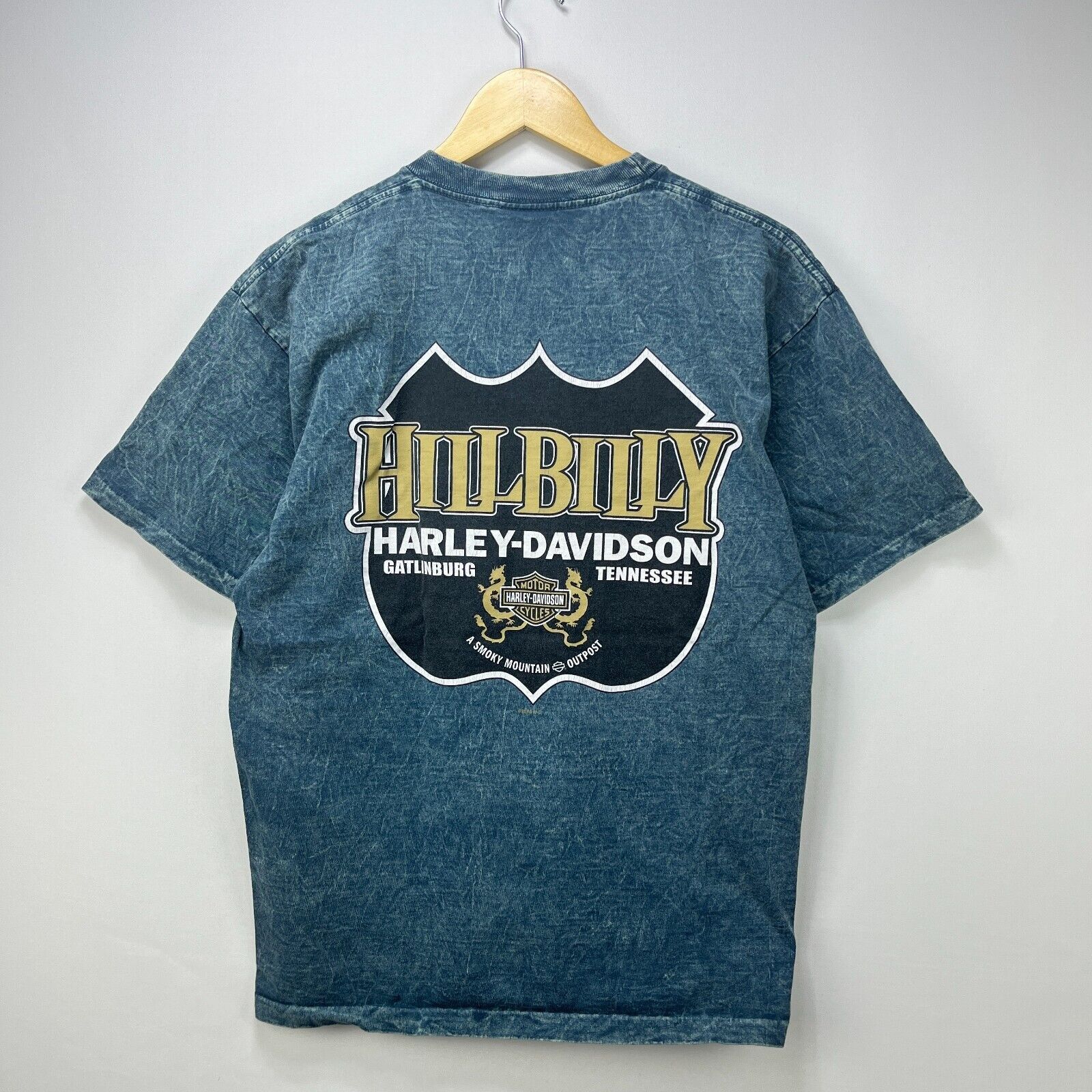 Vintage Vintage Harley-Davidson Tennessee Single Stitch Eagle Faded Size US M / EU 48-50 / 2 - 7 Thumbnail