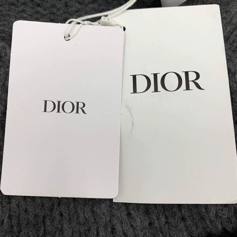 Dior Dior 24 dark gray letter inlaid round-neck long-sleeved kni Size XS / US 0-2 / IT 36-38 - 7 Thumbnail
