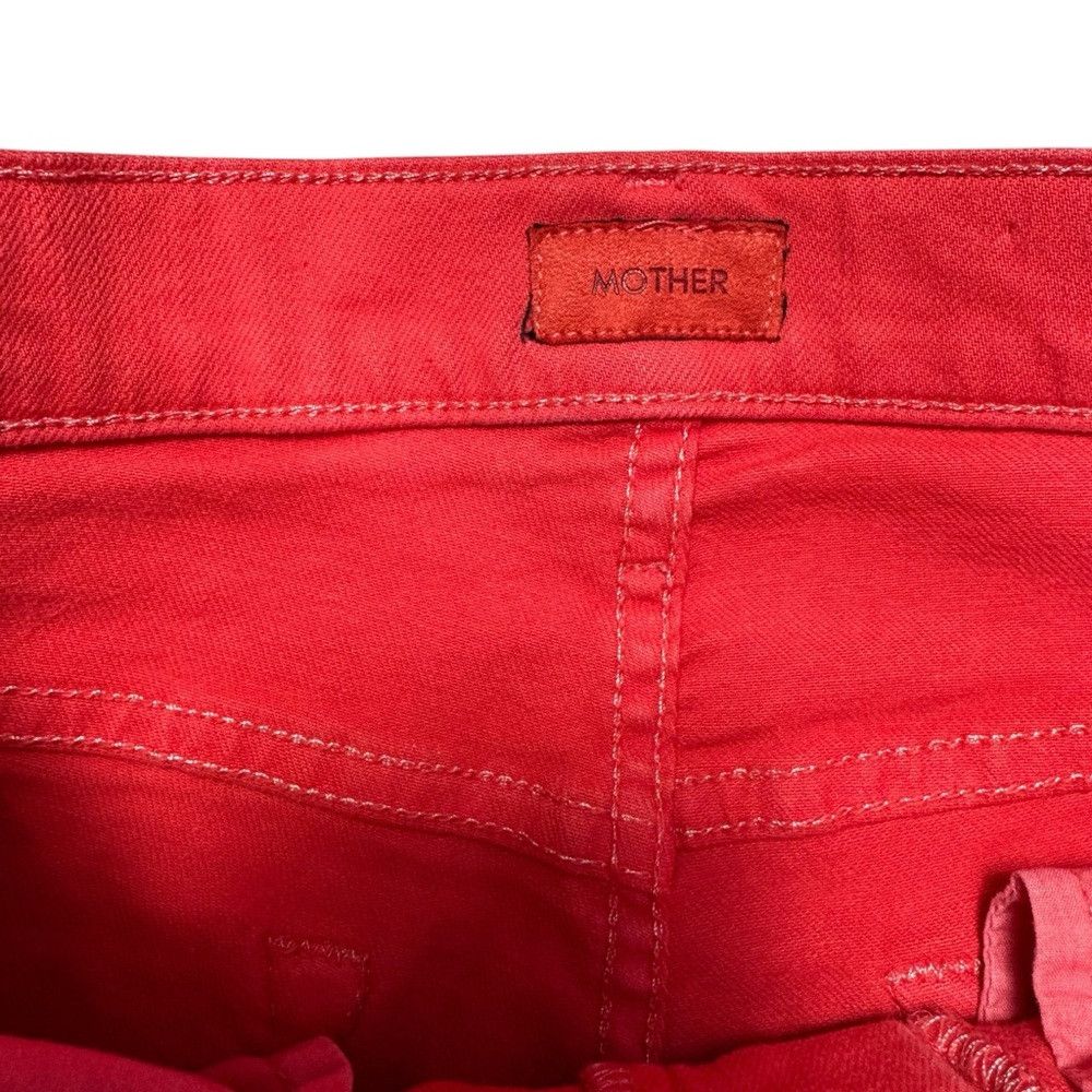 MOTHER MOTHER Stunner Ankle Step Fray in Tomato Jeans Size 27 Size 27" / US 4 / IT 40 - 5 Thumbnail
