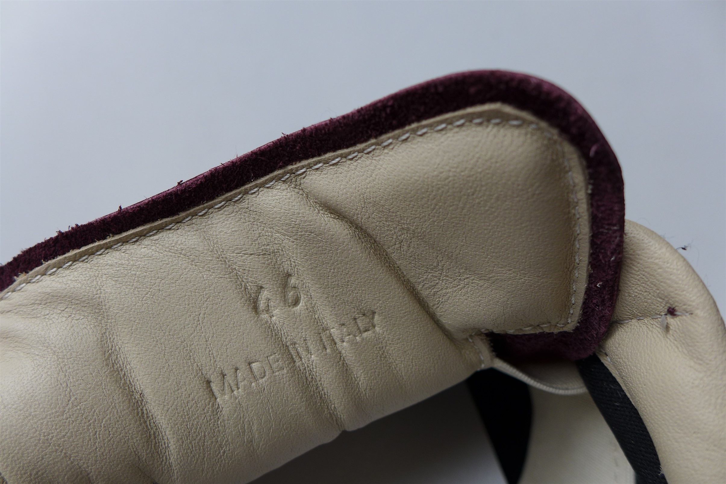 Maison Margiela Margiela Burgundy Runner Evolution Sneakers Size US 13 / EU 46 - 14 Thumbnail