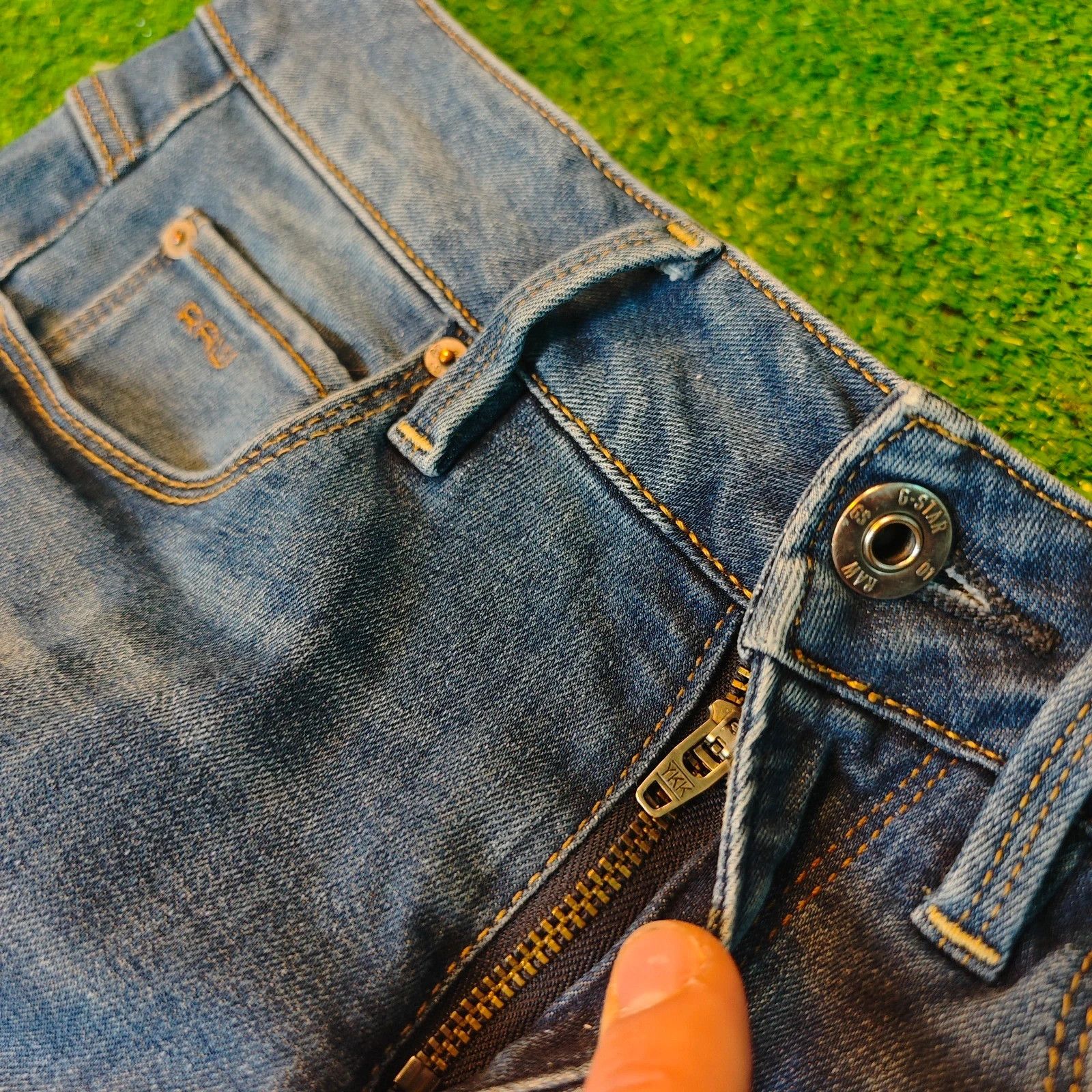 G-Star G-star Jeans Womens 28 Blue Flare 3301 Mid Bootleg Denim Size 28" / US 6 / IT 42 - 3 Thumbnail