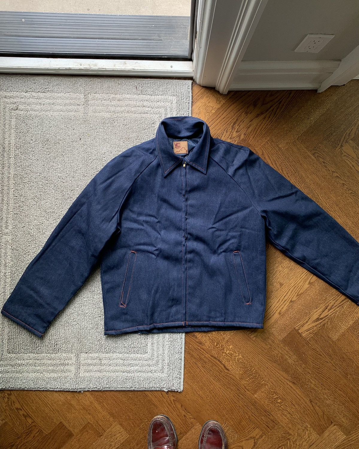 Other × Vintage 90s Prison Issue Work Jacket Vintage Jail Denim Detroit Coat Size US L / EU 52-54 / 3 - 3 Thumbnail
