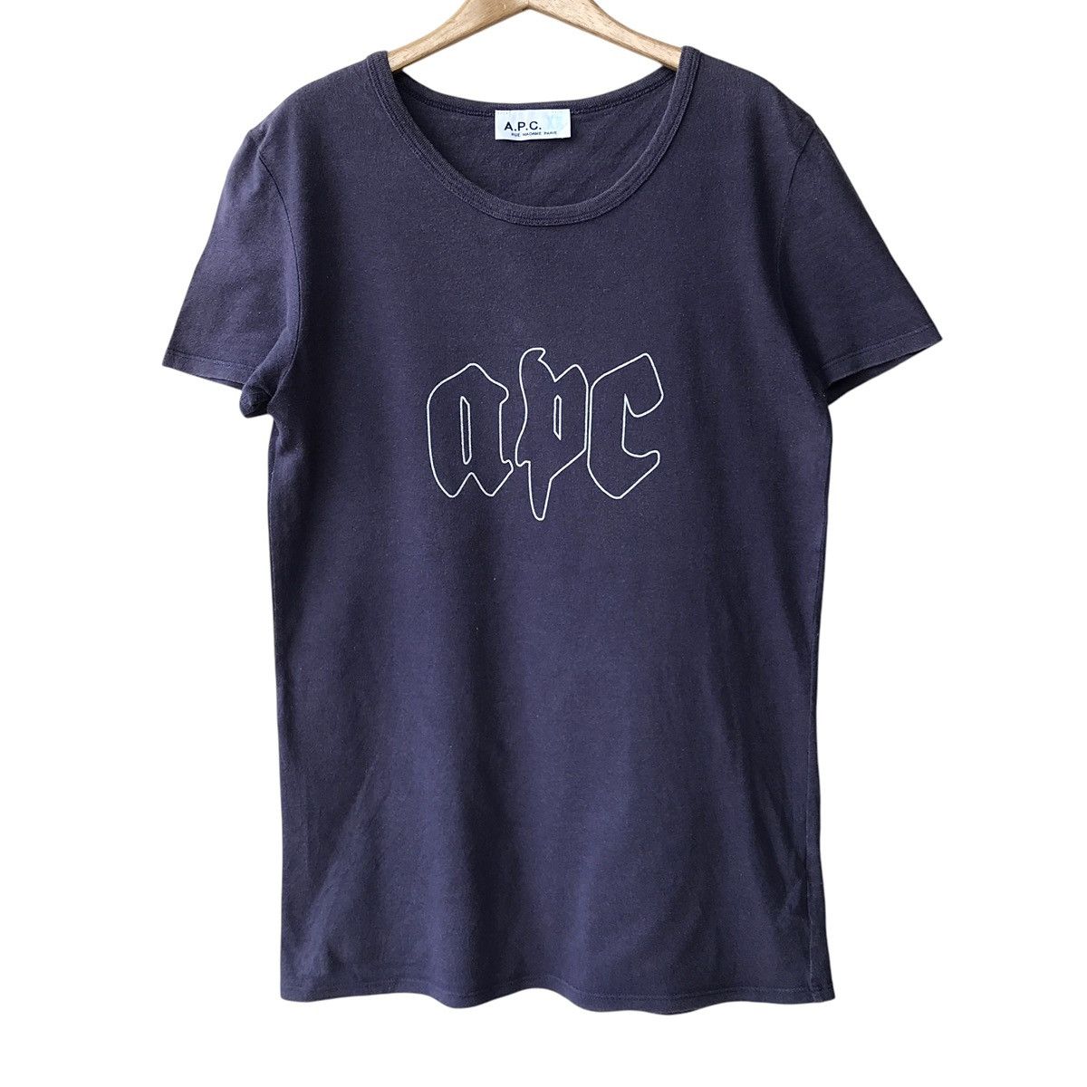 A.P.C. A.P.C XX France Girls Youth Logo Baby Tee Size XS / US 0-2 / IT 36-38 - 1 Thumbnail
