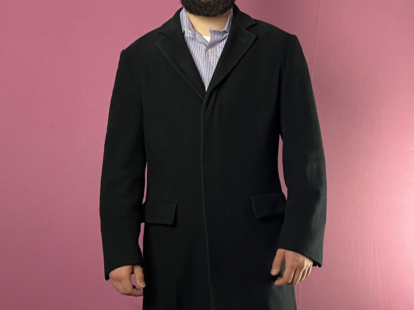 Burberry Burberry Vintage Men's Wool/Cashmere Coat - L Size US L / EU 52-54 / 3 - 3 Thumbnail