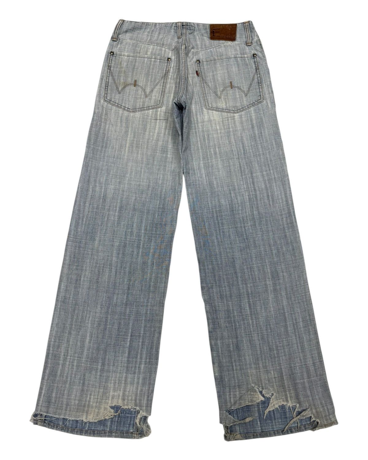 Kapital Vintage Edwin Function Baggy Jeans Faded Distress Loose Size US 30 / EU 46 - 2 Thumbnail