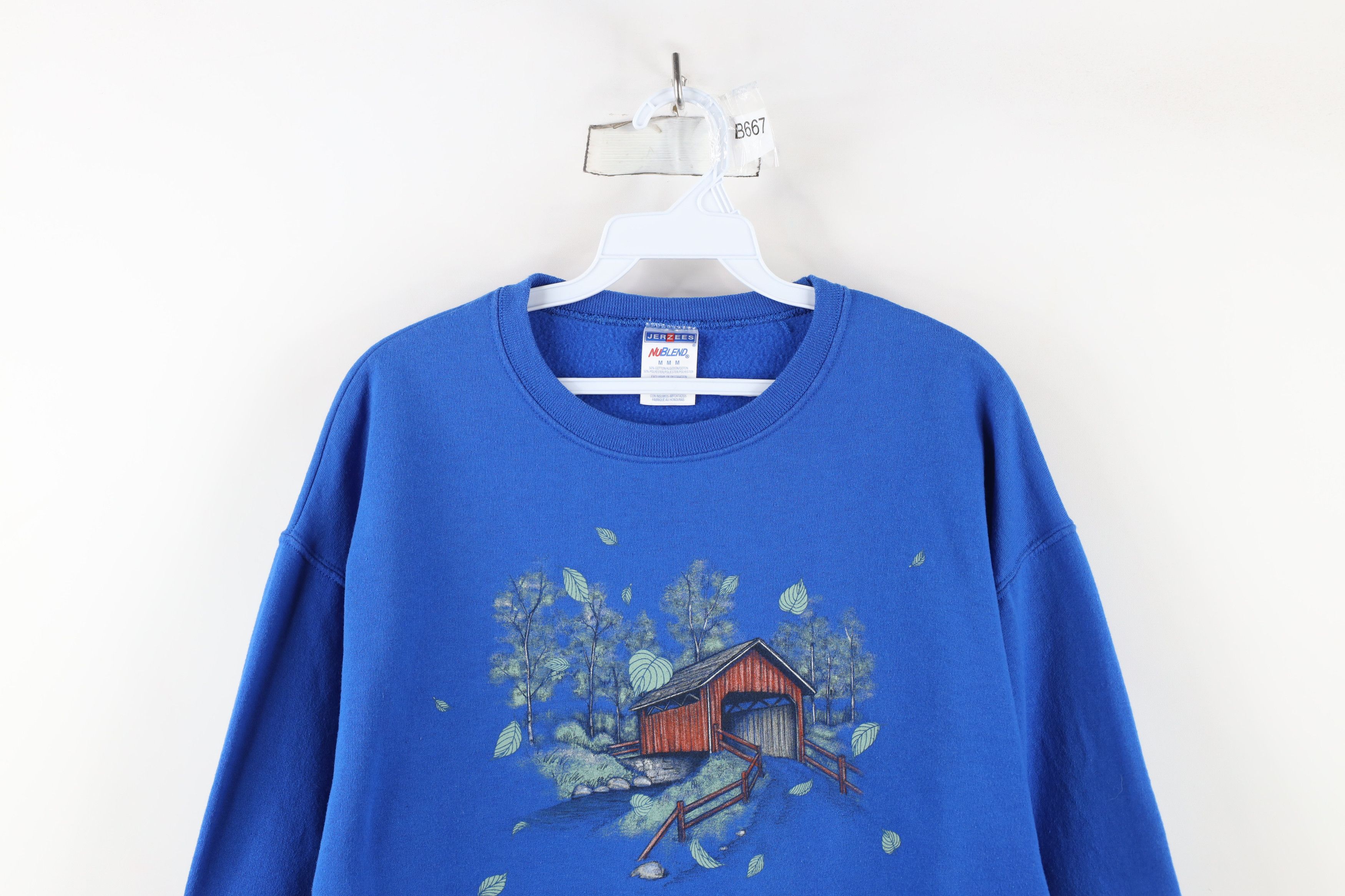 Vintage Vintage 90s Country Farm Road Nature Crewneck Sweatshirt Size M / US 6-8 / IT 42-44 - 2 Thumbnail