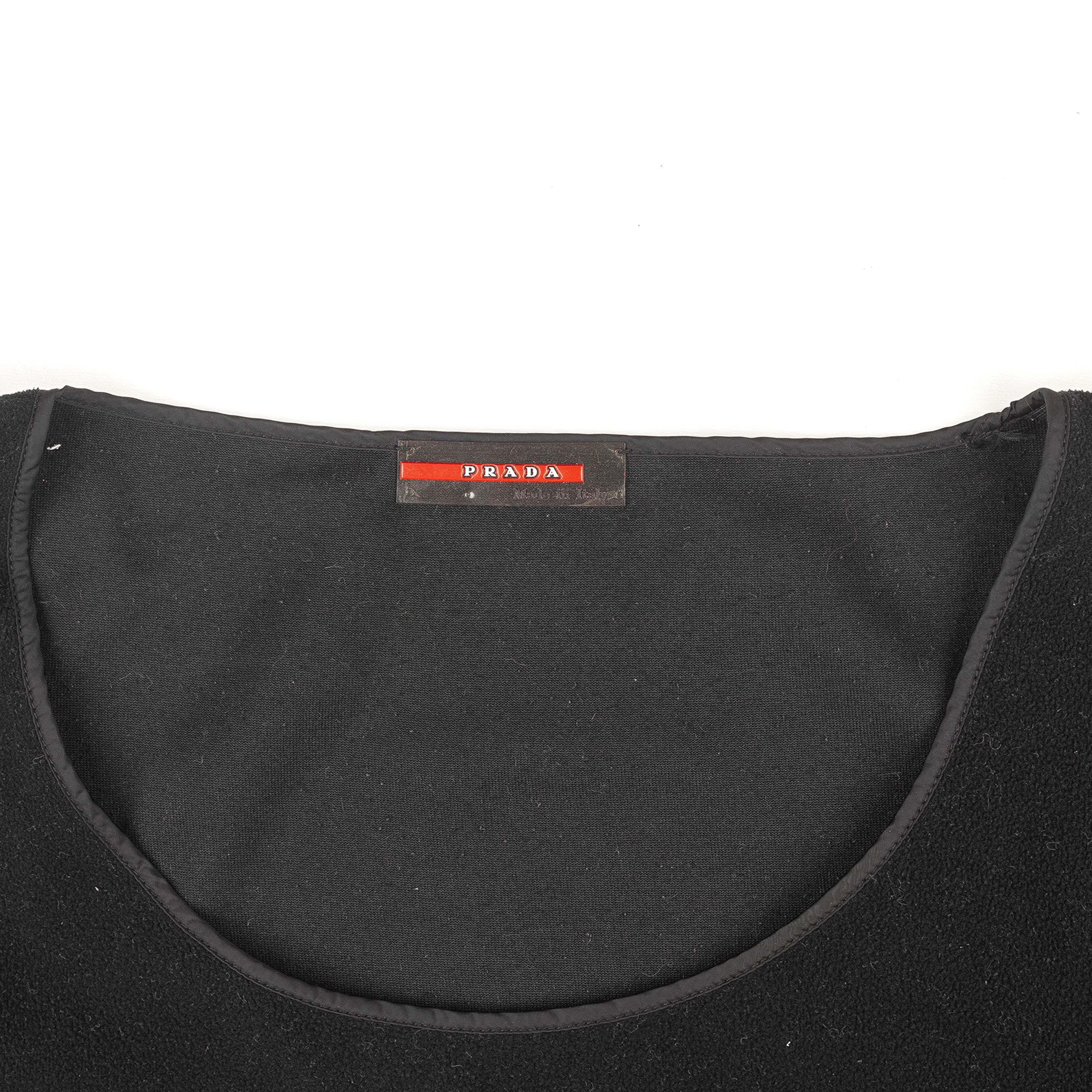 Prada Prada Black Fleece Top (S) Size S / US 4 / IT 40 - 6 Thumbnail