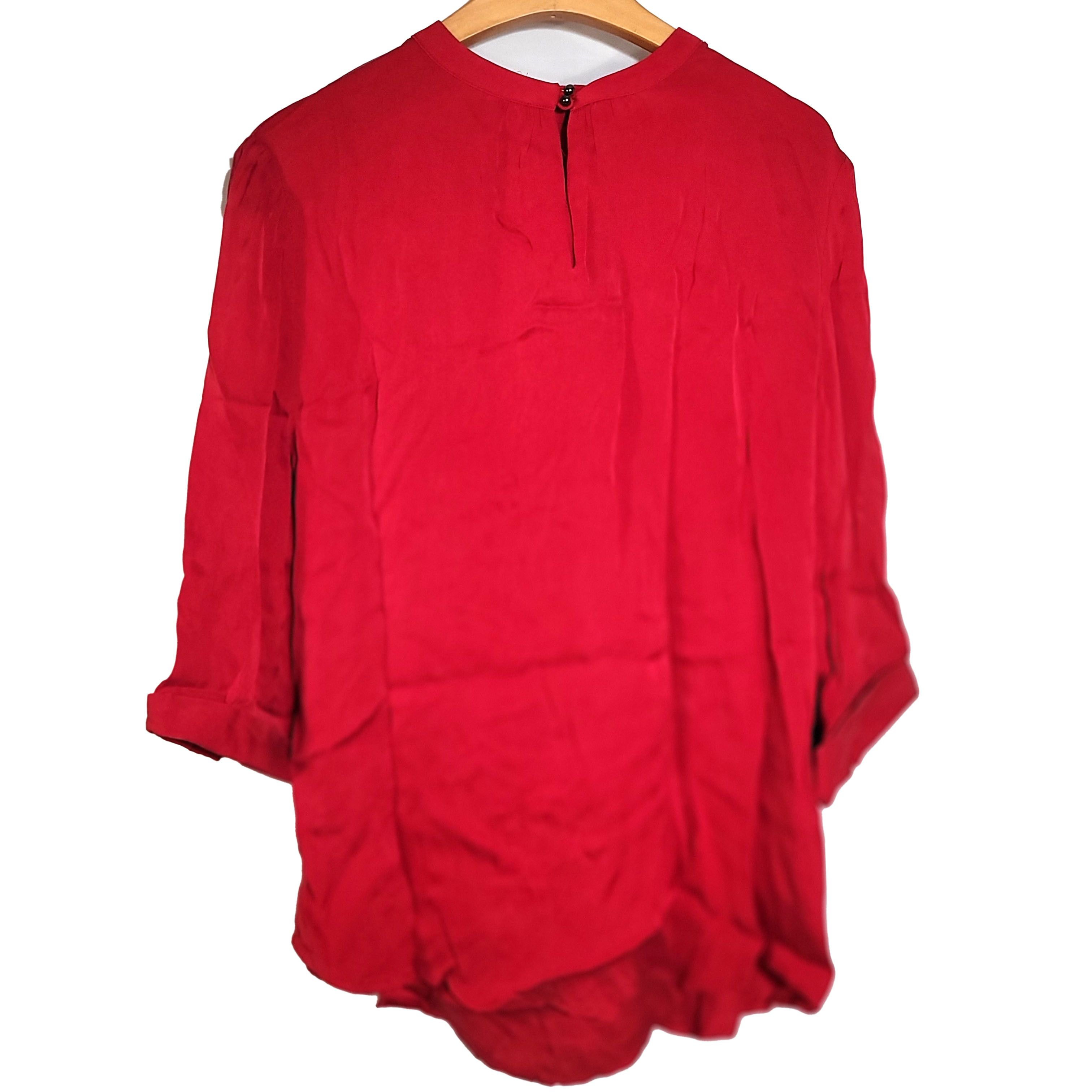 Other Women's Silk Size L Short Sleeve Top Shirt SCM731 Size L / US 10 / IT 46 - 2 Thumbnail