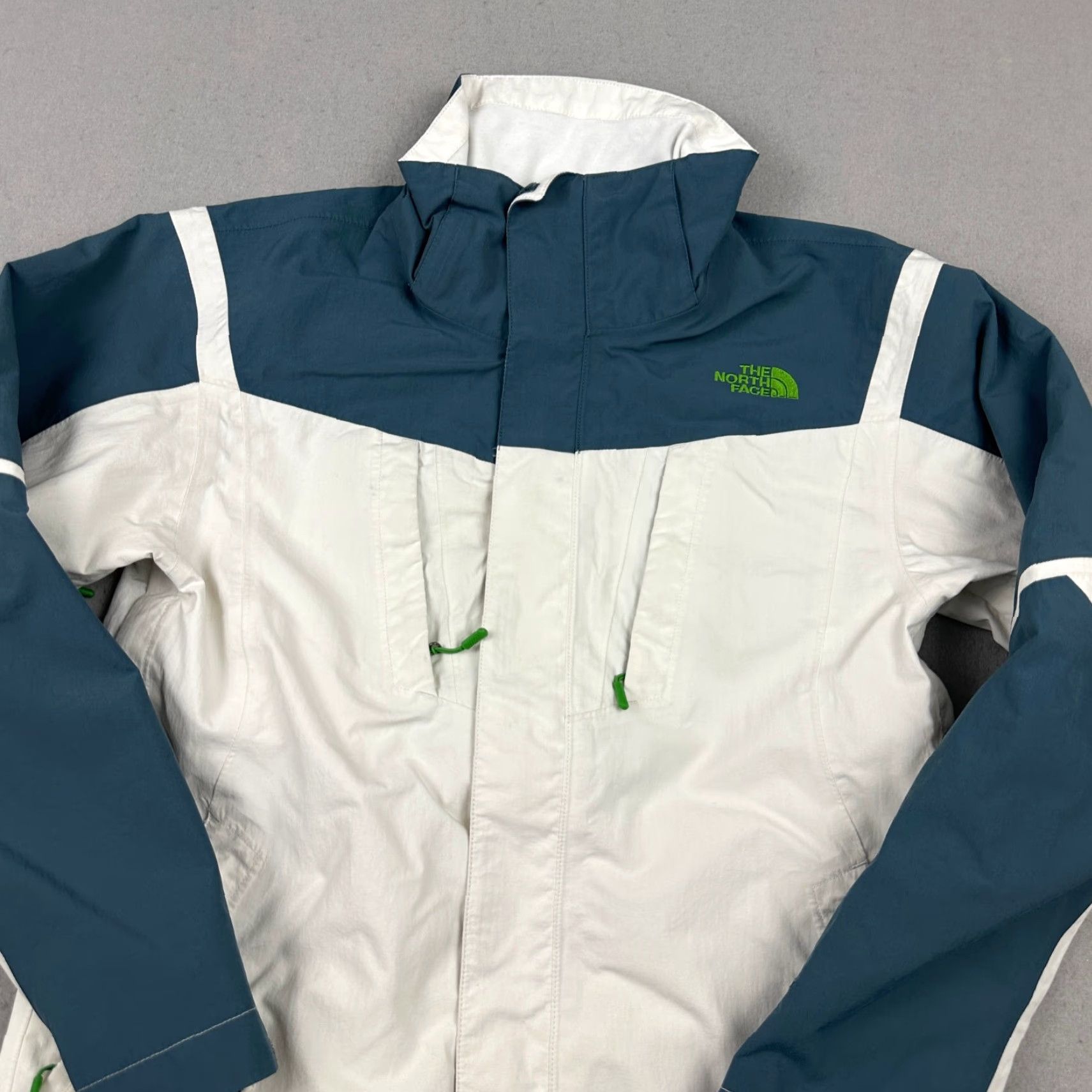 The North Face The North Face Jacket Men S White Blue Full Zip Ski Windsport Winter Outdoor Pockets Mens Size US S / EU 44-46 / 1 - 2 Thumbnail