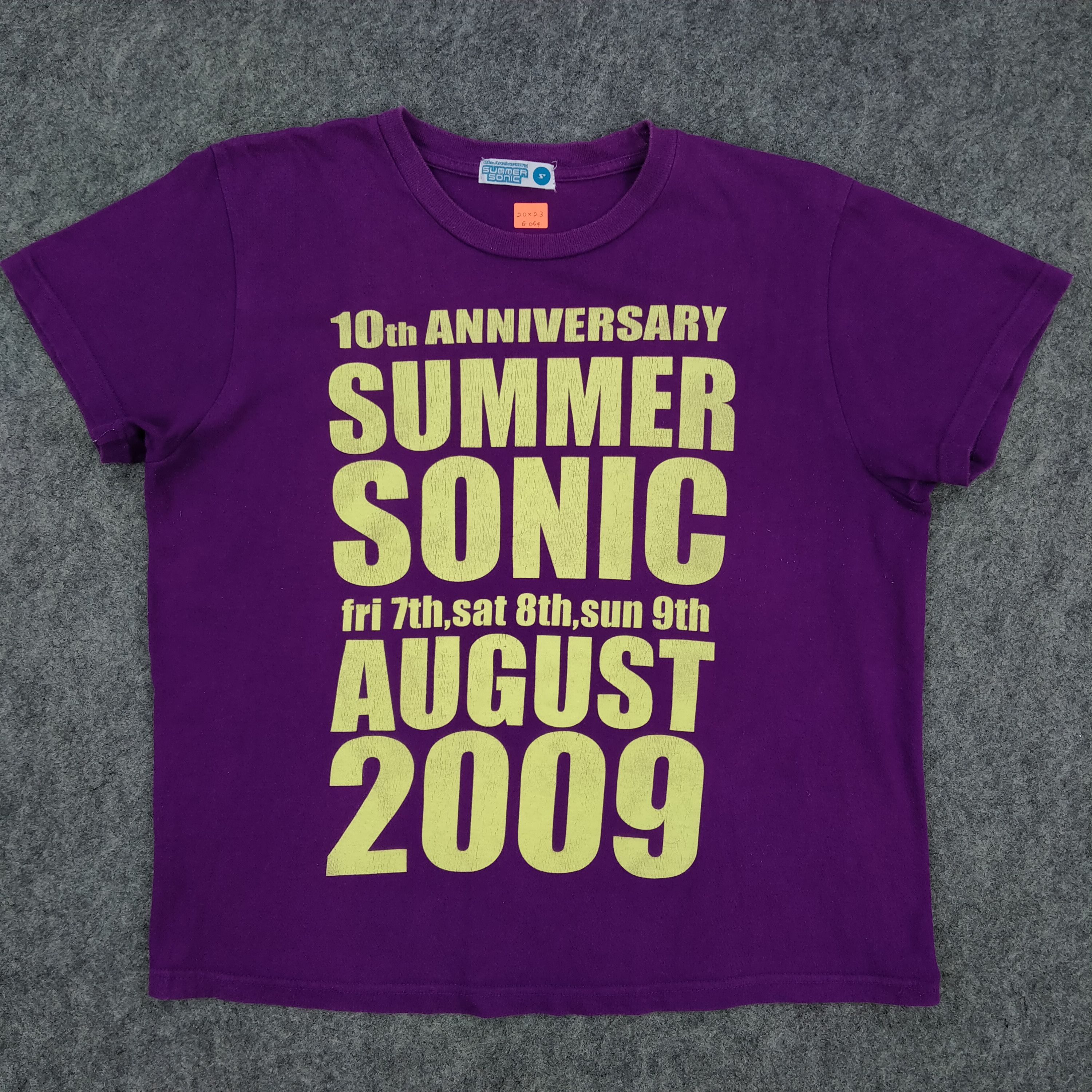 Band Tees Vintage Crop Top Summmer Sonic Small Tshirt - G064 Size US S / EU 44-46 / 1 - 1 Thumbnail