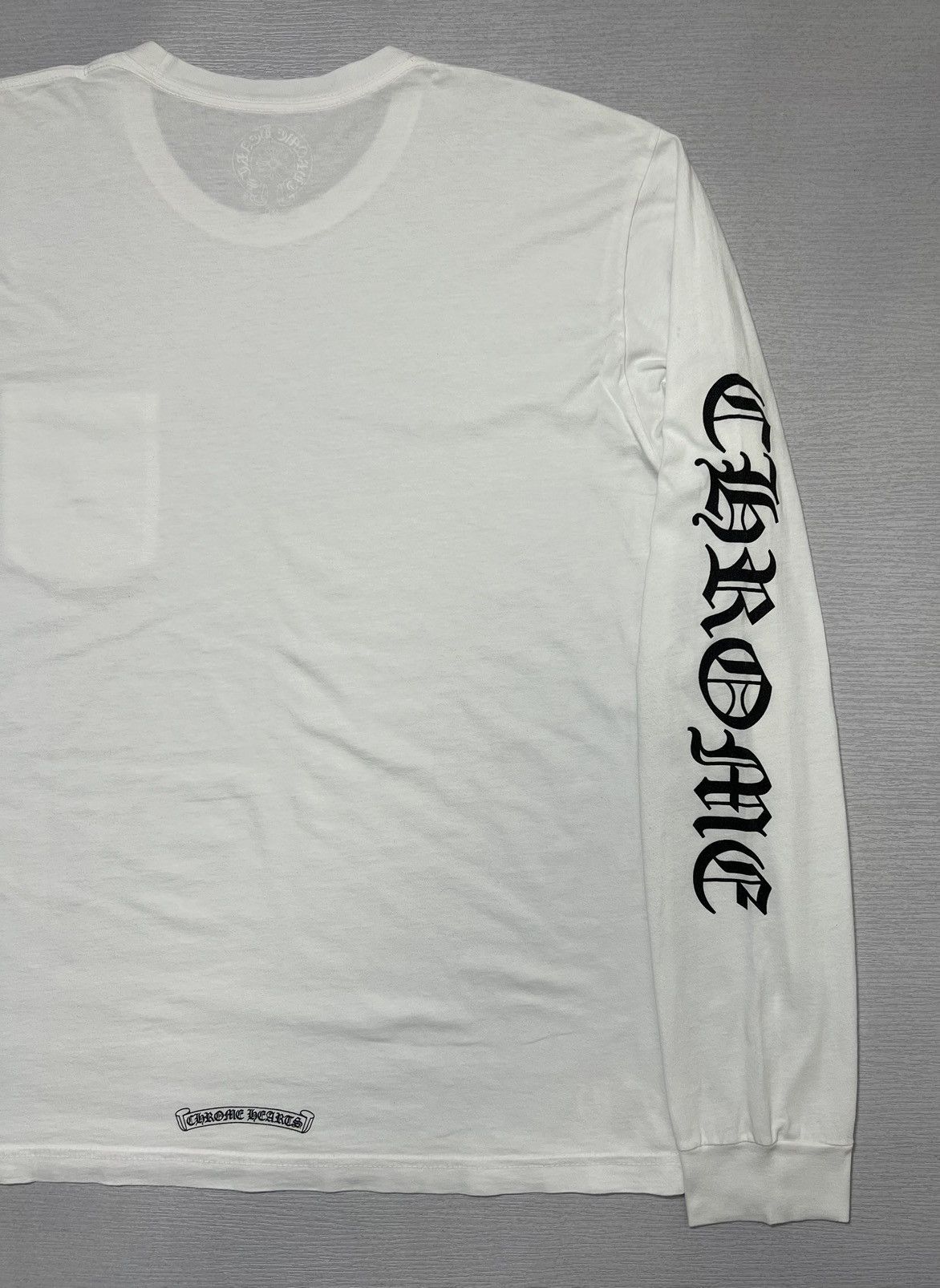 Chrome Hearts Chrome Hearts - Neck Script Logo Pocket L/S Shirt Size US XL / EU 56 / 4 - 15 Thumbnail