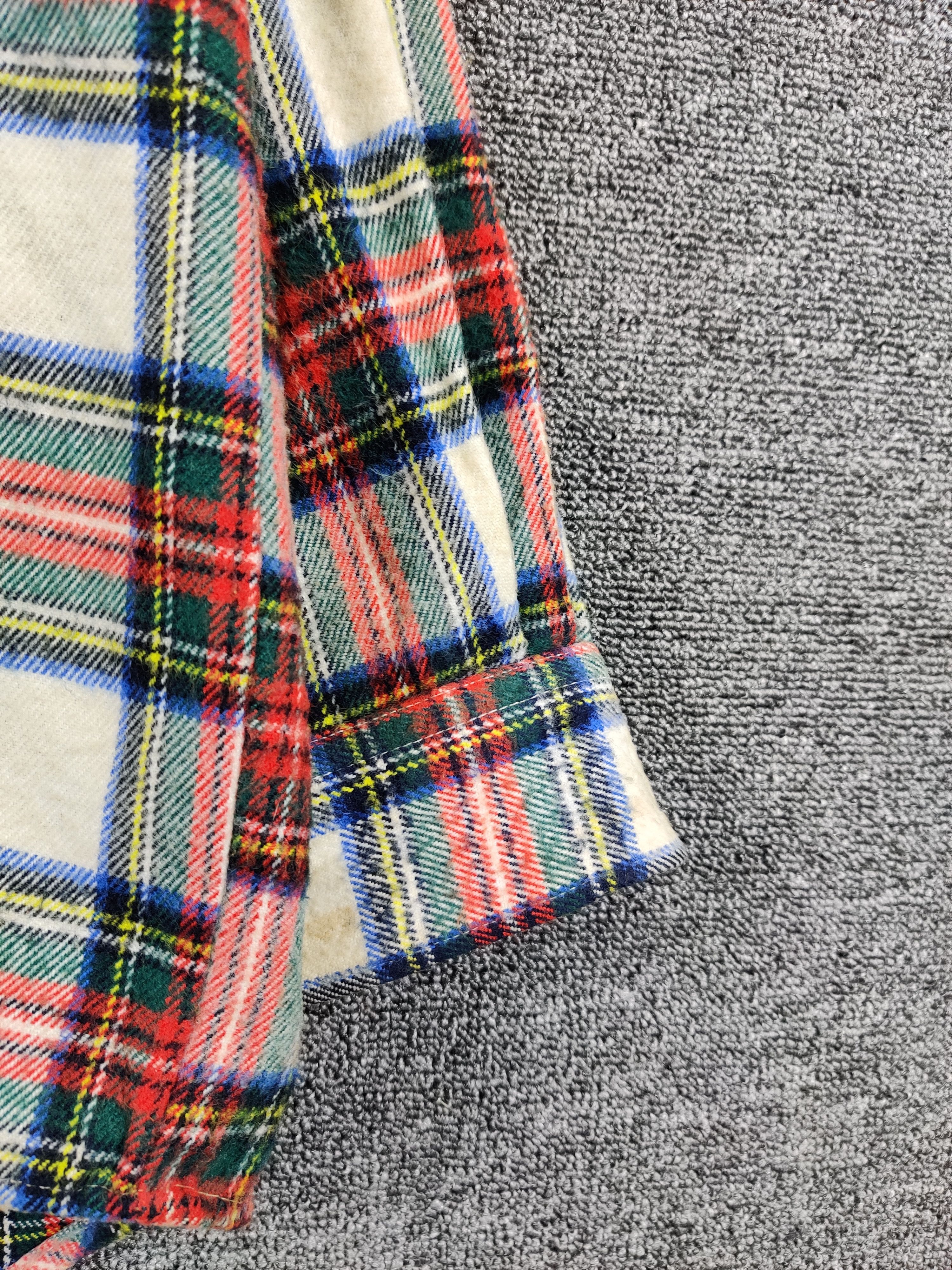 Flannel Japanese Brand Afs Club Plaid Flannel Shirt Button Ups Size US L / EU 52-54 / 3 - 3 Thumbnail