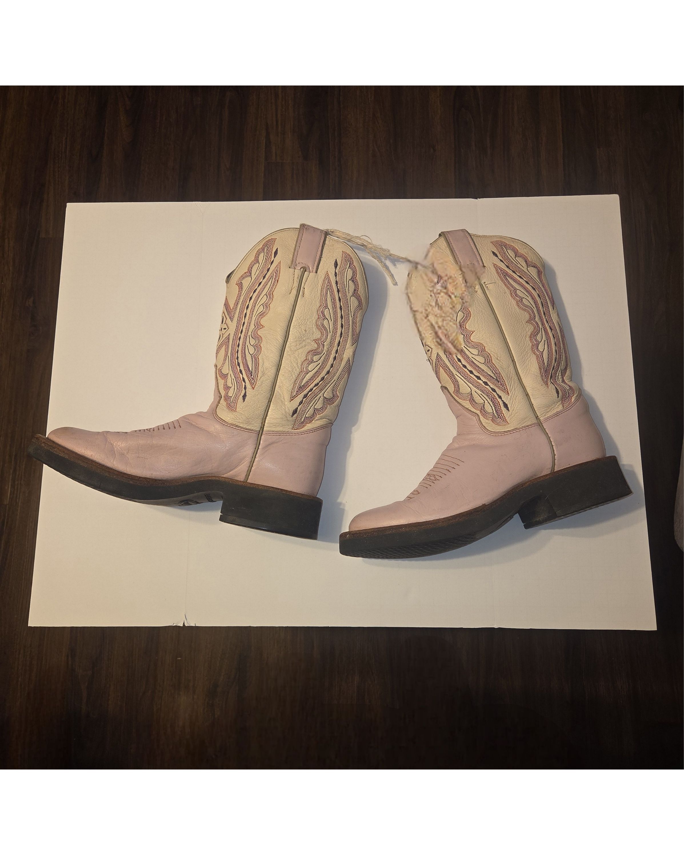 Justin Boots Women SIZE 6 B Justin Boots Tekno Crepe Oil Resist Western Size US 6 / IT 36 - 1 Thumbnail