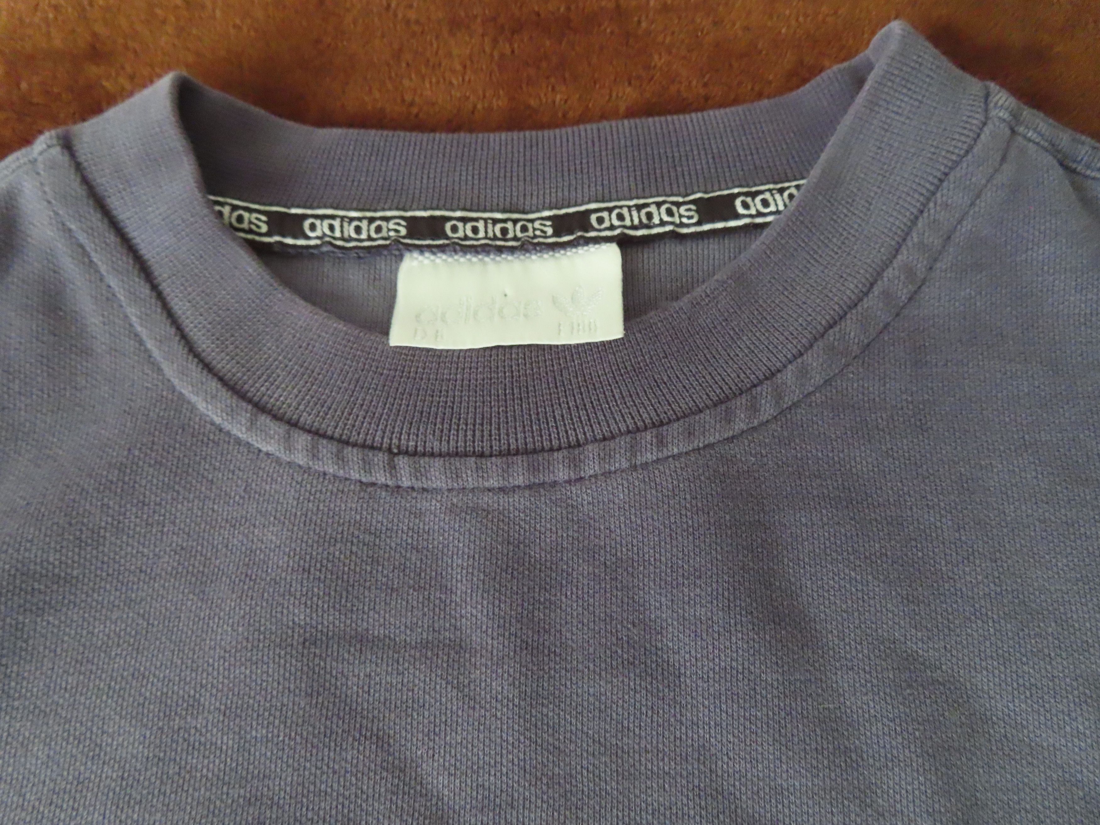 Adidas × Vintage Adidas sweatshirt top Sweater trefoil crew Made in Greece Size US M / EU 48-50 / 2 - 5 Thumbnail