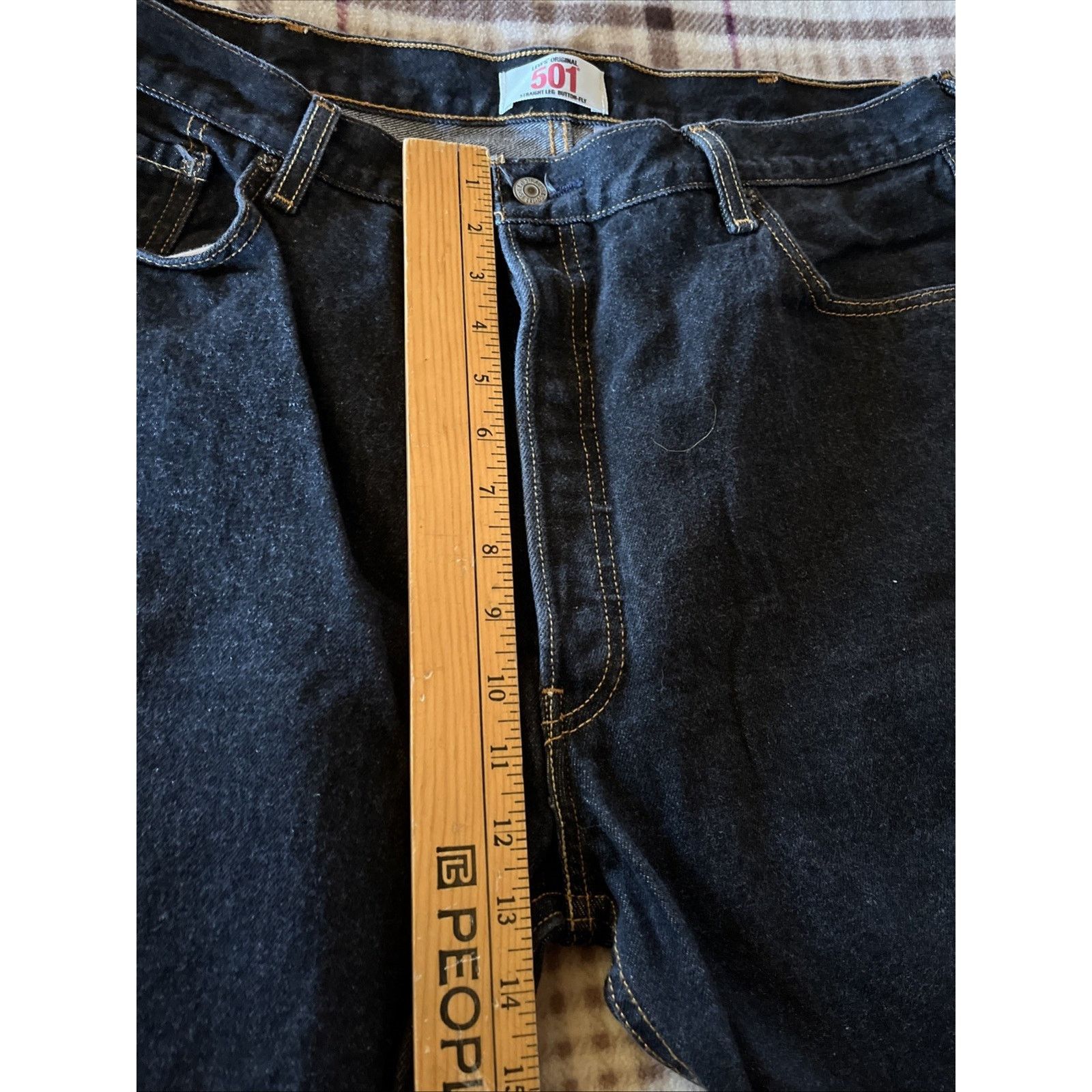 Levi's Levi’s VTG 501 XX Jeans 38x31 Fit Black Denim Button Fly Size US 38 / EU 54 - 6 Thumbnail