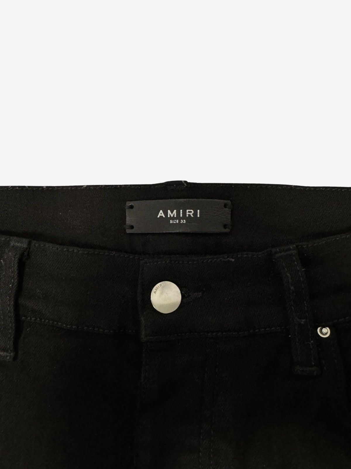 Amiri Amiri MX1 Black Bandana Denim Sz.33 Size US 33 - 5 Thumbnail