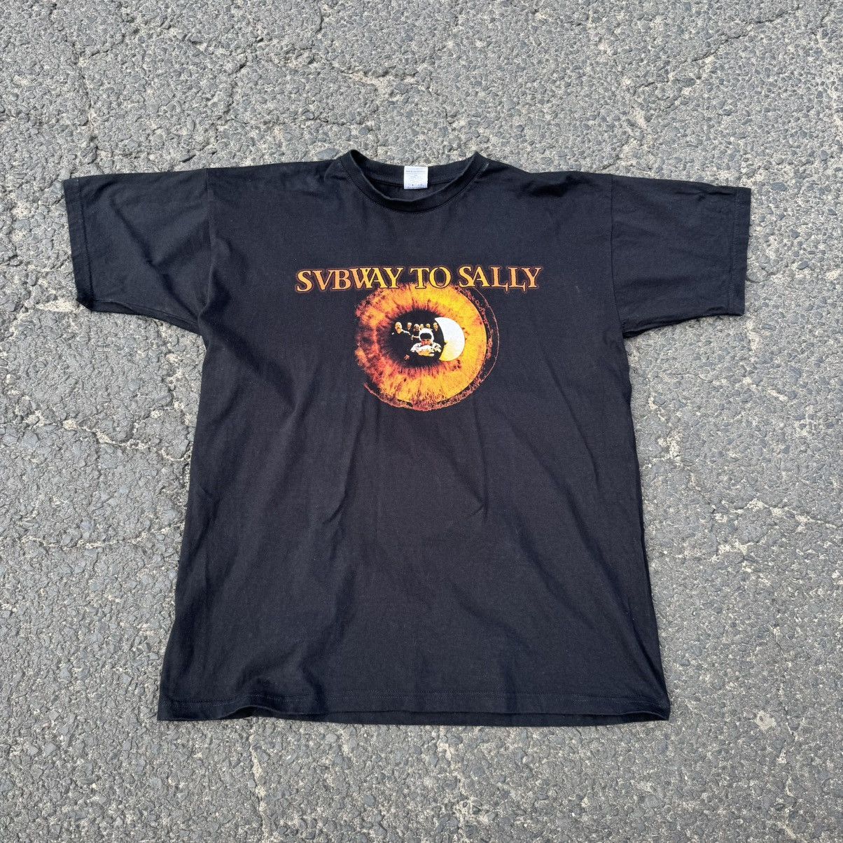 Band Tees 2007 Subway to Sally Bastard Tee German Thrash Metal Band Size US L / EU 52-54 / 3 - 11 Thumbnail