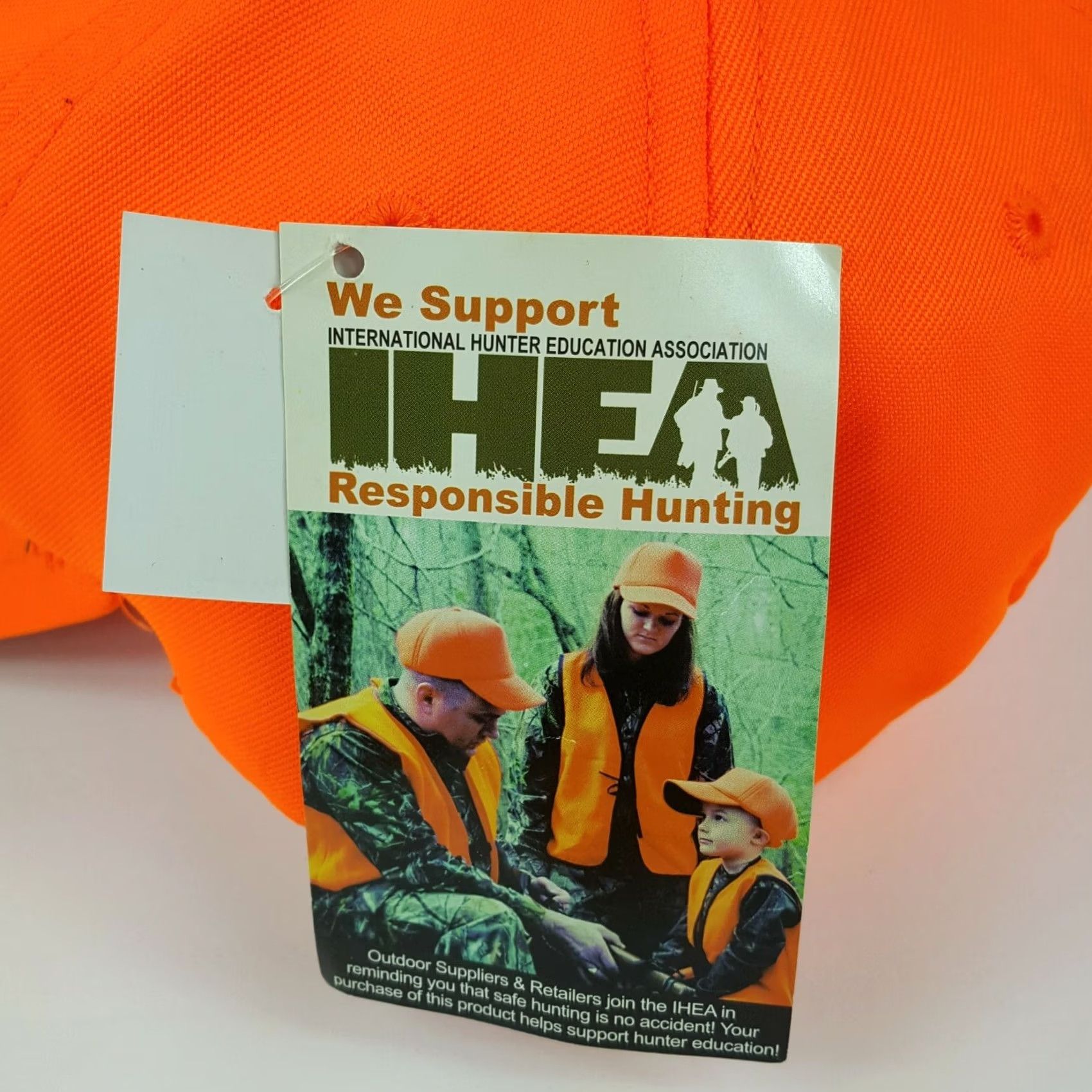 Vintage VINTAGE Signatures Hunting High Vis Trucker Hat Outdoor Snapback Cap Neon Orange Deer Men Adjustable Cap Size ONE SIZE - 7 Thumbnail