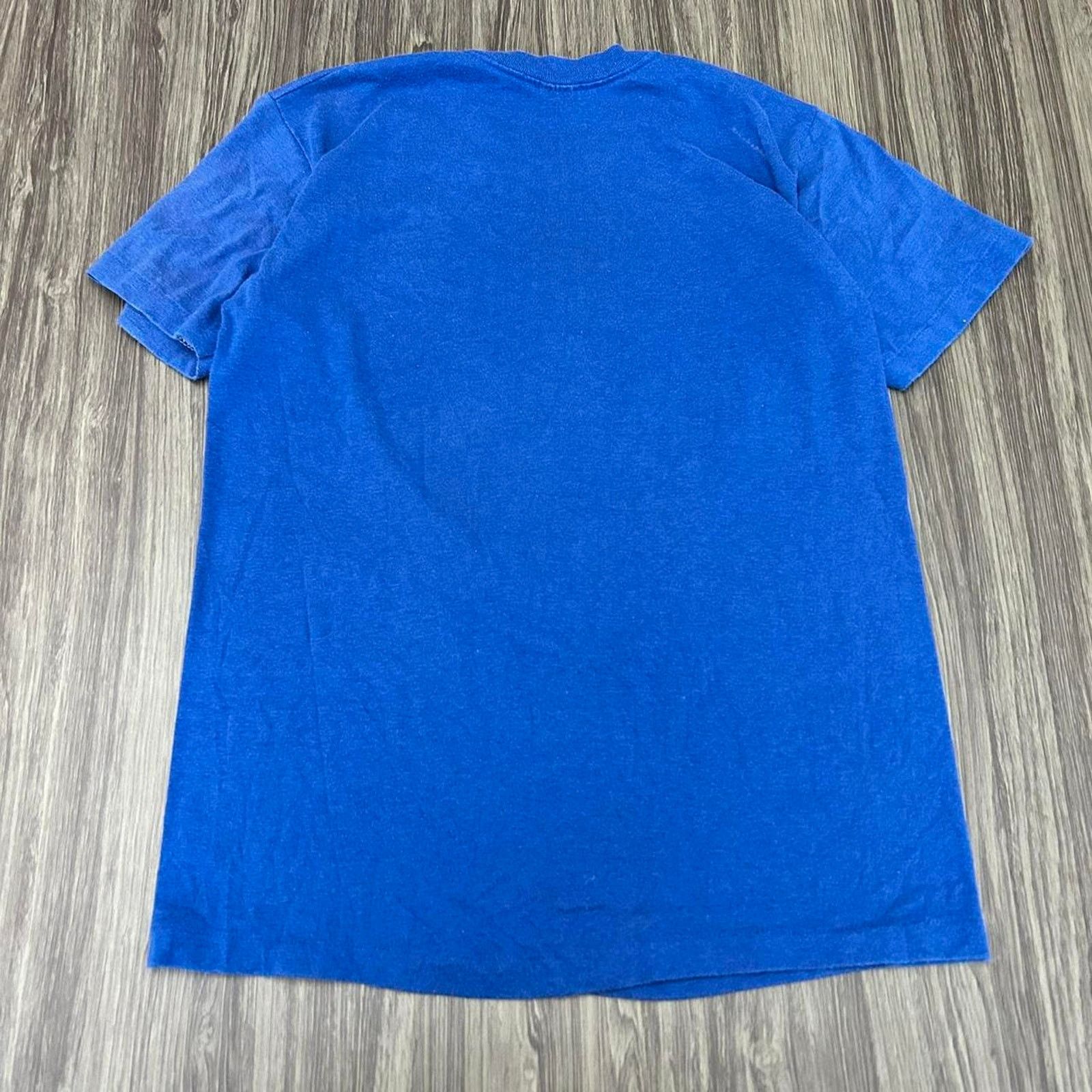 Vintage 70s Land O Lakes School Paper Thin Single Stitch Tee. Sz M. Size US M / EU 48-50 / 2 - 3 Thumbnail