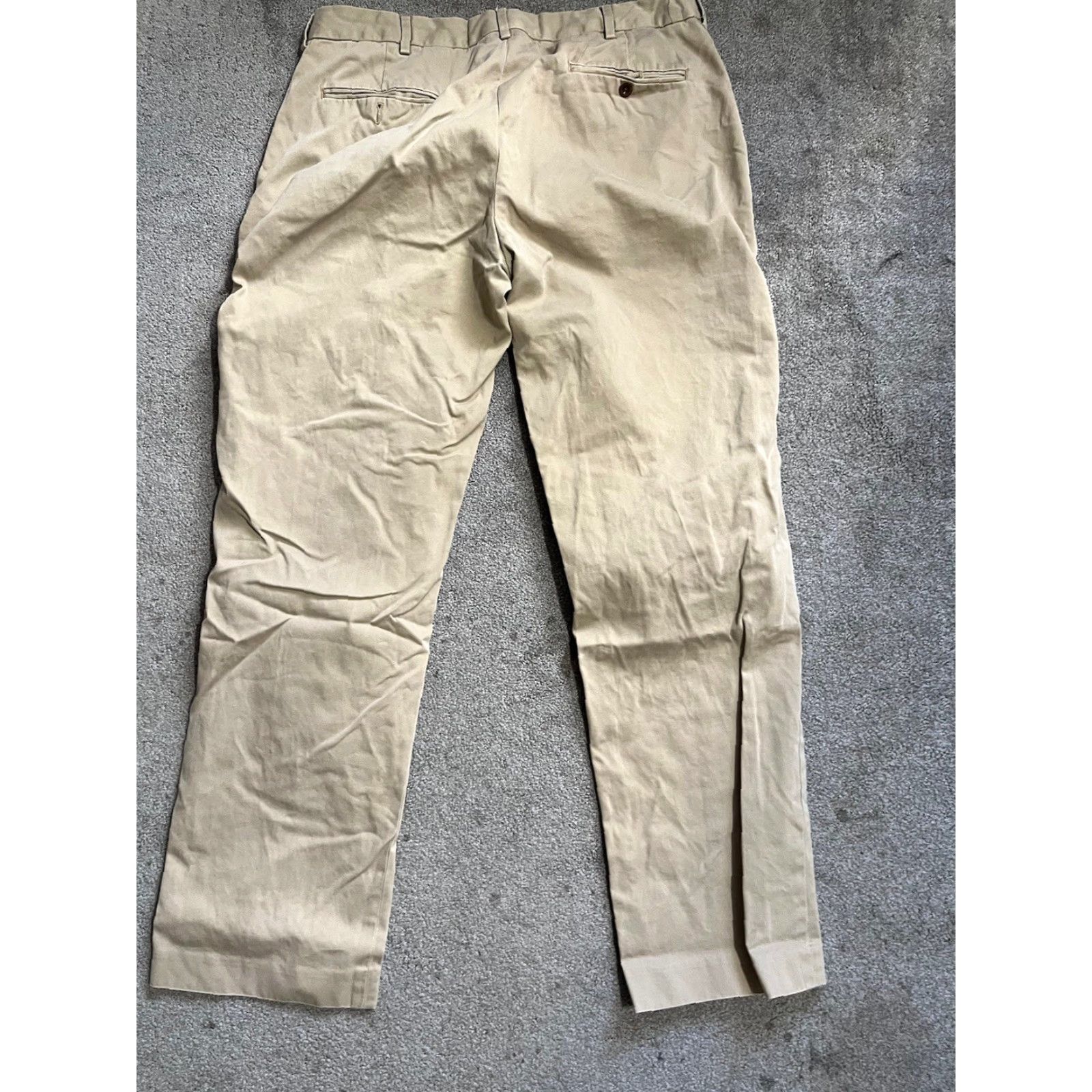 Polo Ralph Lauren VINTAGE Polo Ralph Lauren Pants Adult 36 Brown Chino Preston 100% Cotton 36x31 Size US M / EU 48-50 / 2 - 3 Thumbnail